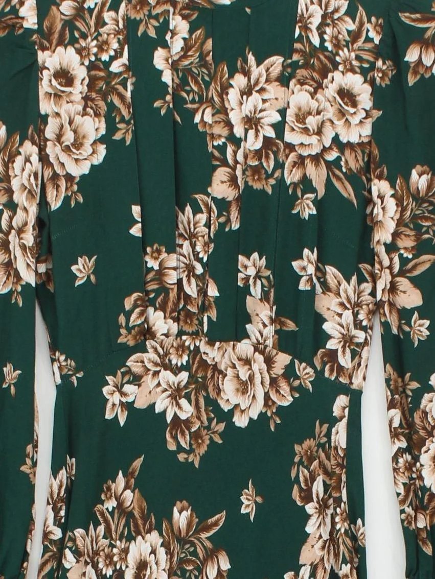 Baukjen Shirt Midi Dress UK6 in Green - Image 3