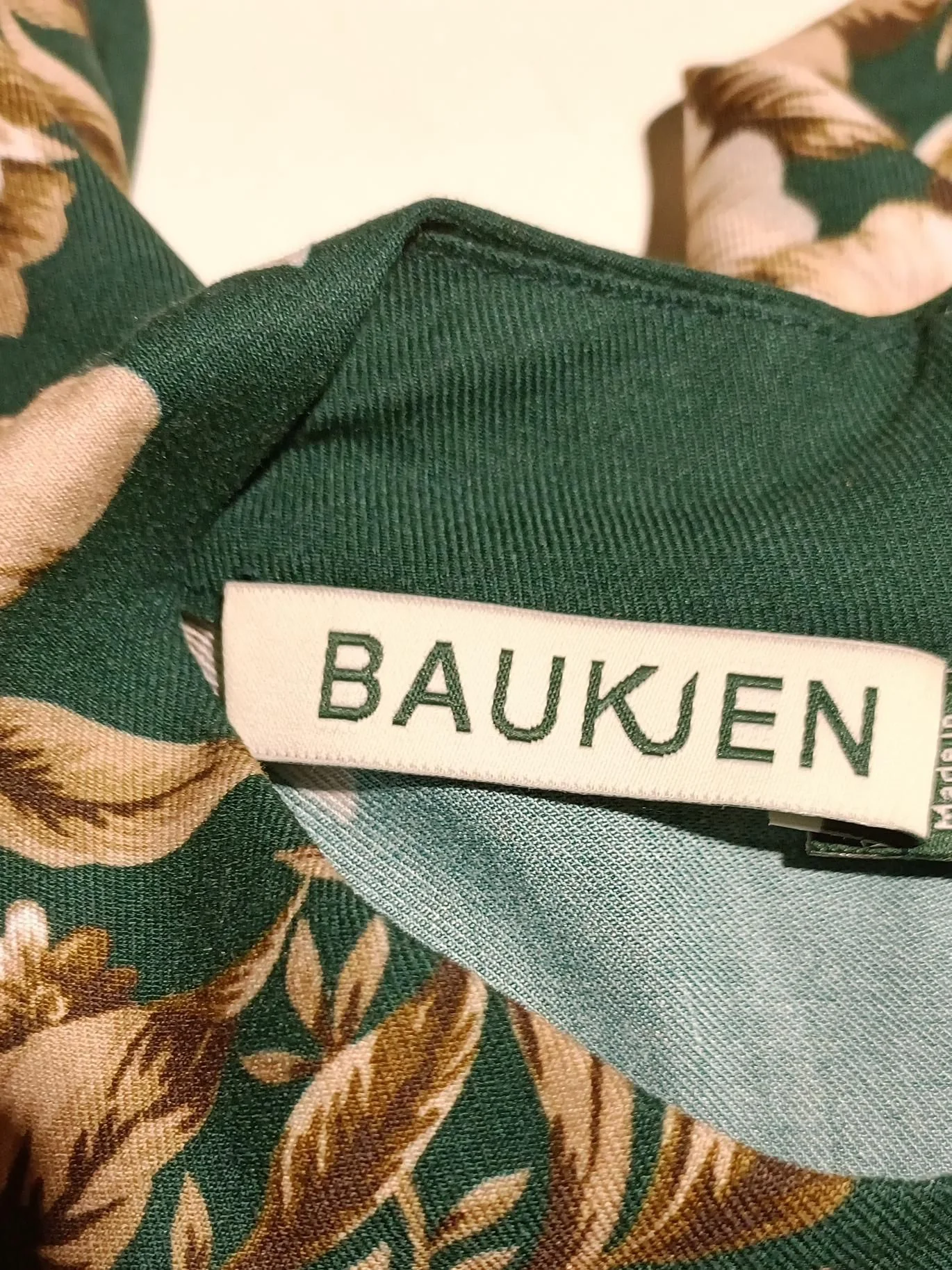 Baukjen Shirt Midi Dress UK6 in Green - Image 5