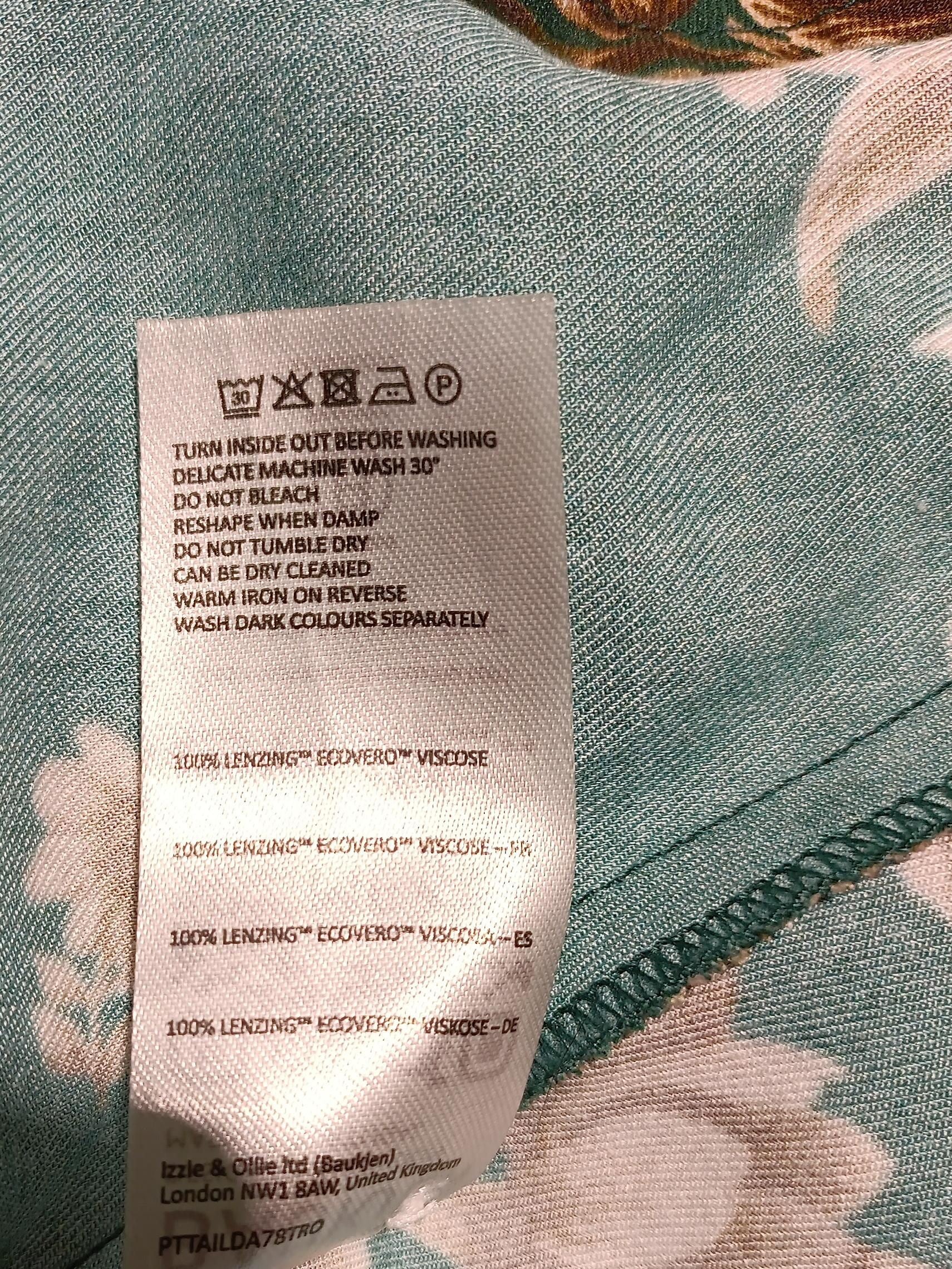 Baukjen Shirt Midi Dress UK6 in Green - Image 6