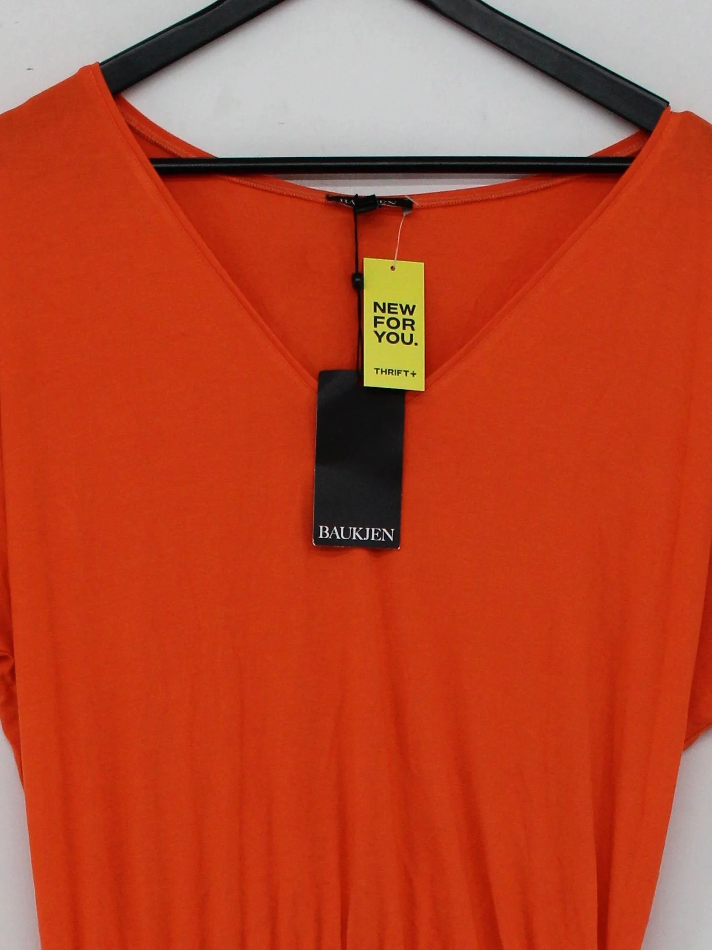 Baukjen T-Shirt Midi Dress UK12 in Orange - Image 3