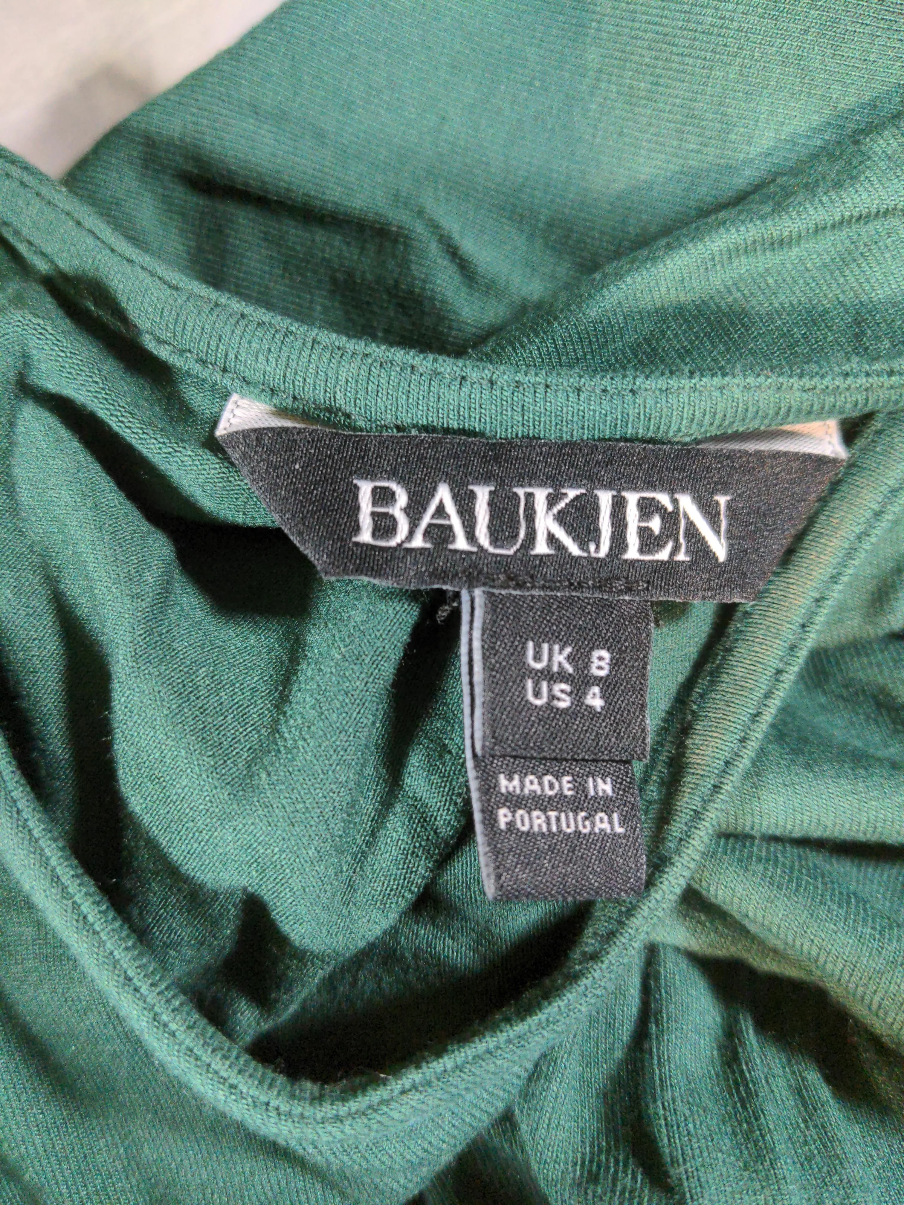 Baukjen T-Shirt Mini Dress UK8 in Green - Image 5