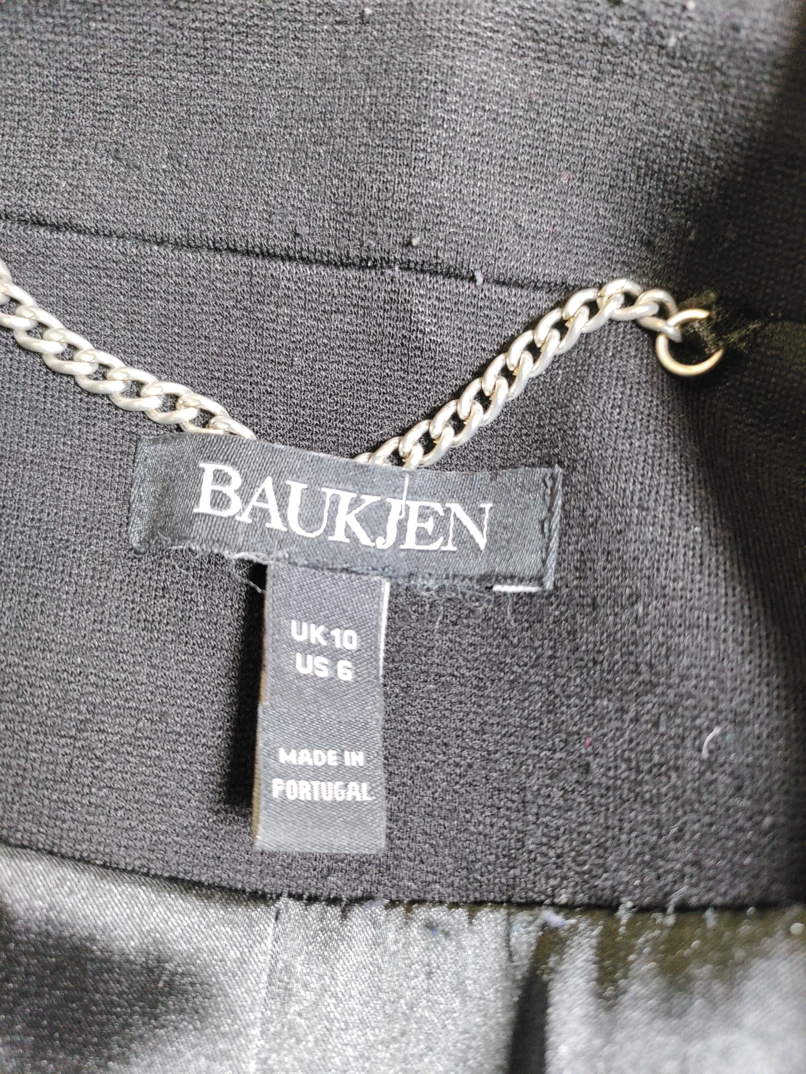 Baukjen Women's Blazer UK 10 Black Viscose with Polyamide, Elastane Overcoat - Image 5
