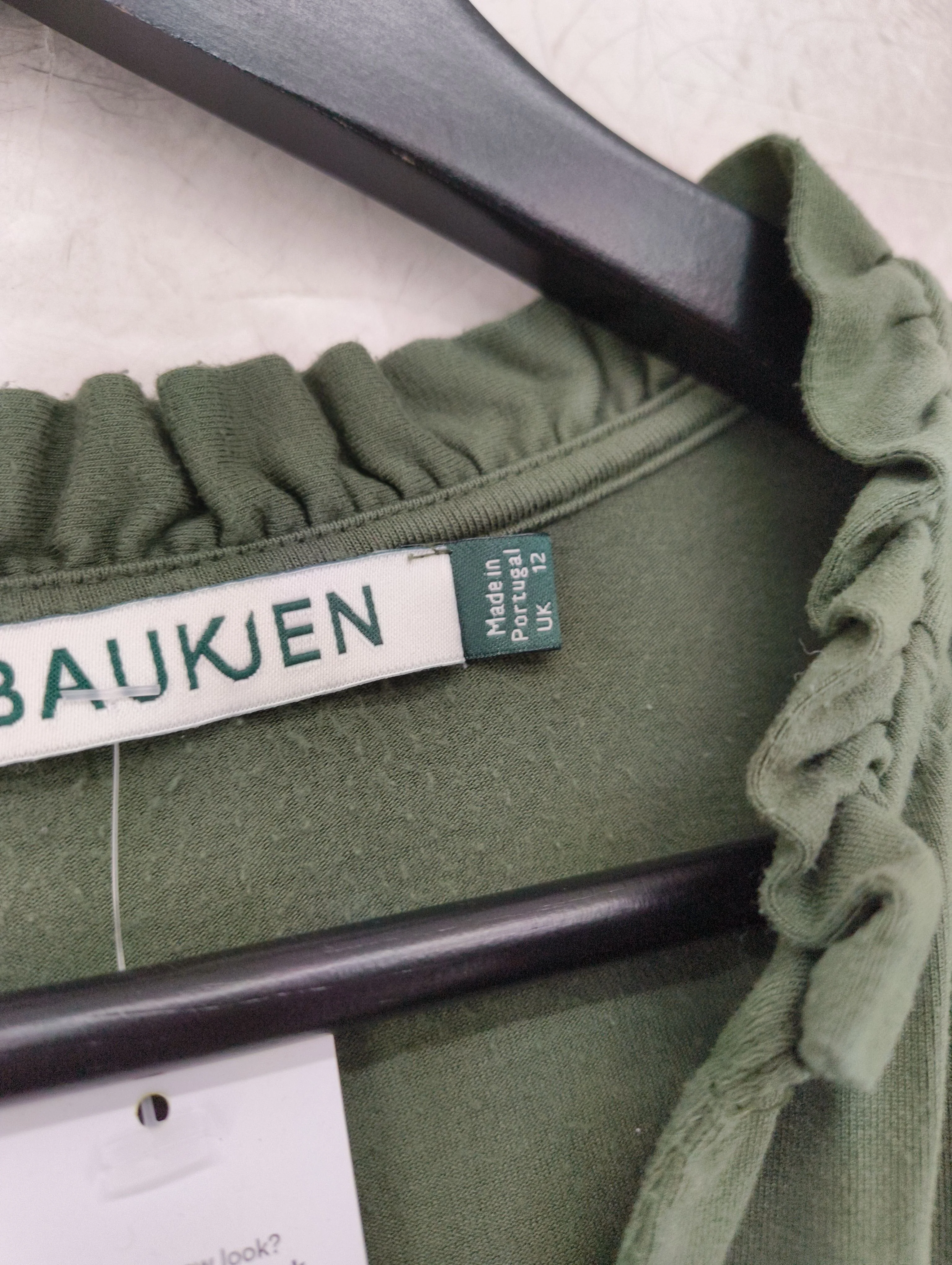 Baukjen Women's Blouse UK 12 Green Viscose with Elastane Basic - Image 6