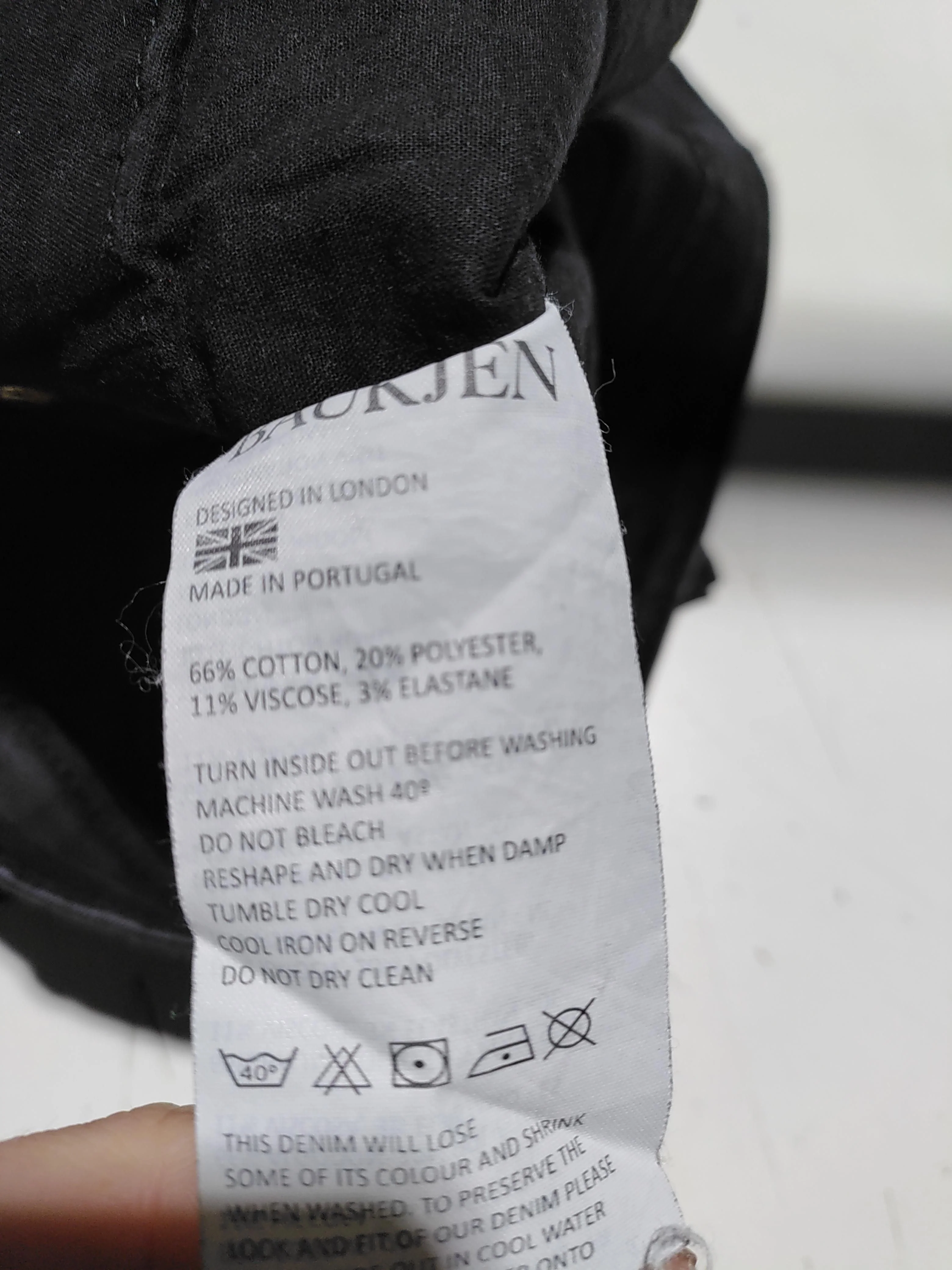 Baukjen Women's Jeans UK 10 Black Cotton - Image 7