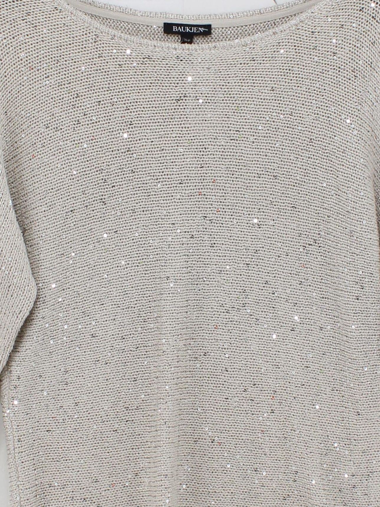 Baukjen Women's Jumper UK 10 Cream Polyester with Cotton, Acrylic Pullover - Image 3