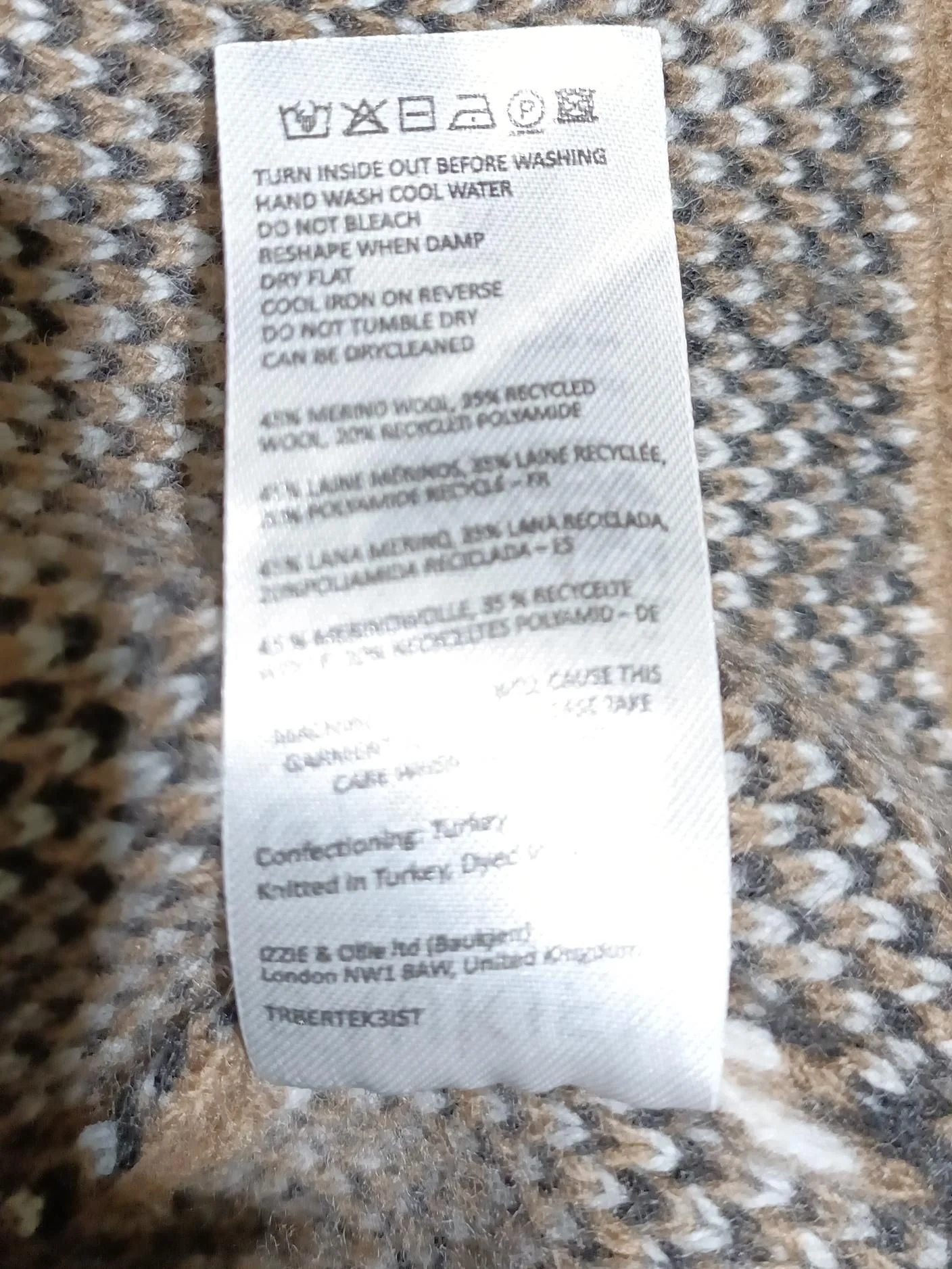 Baukjen Women's Jumper UK 14 Brown Wool with Polyamide Pullover - Image 6