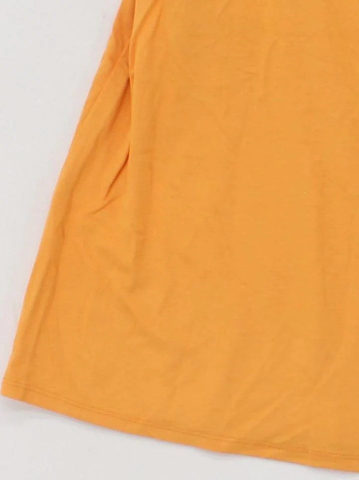 Baukjen Women's Mini Skirt UK 16 Orange Viscose with Spandex Short Mini - Image 4