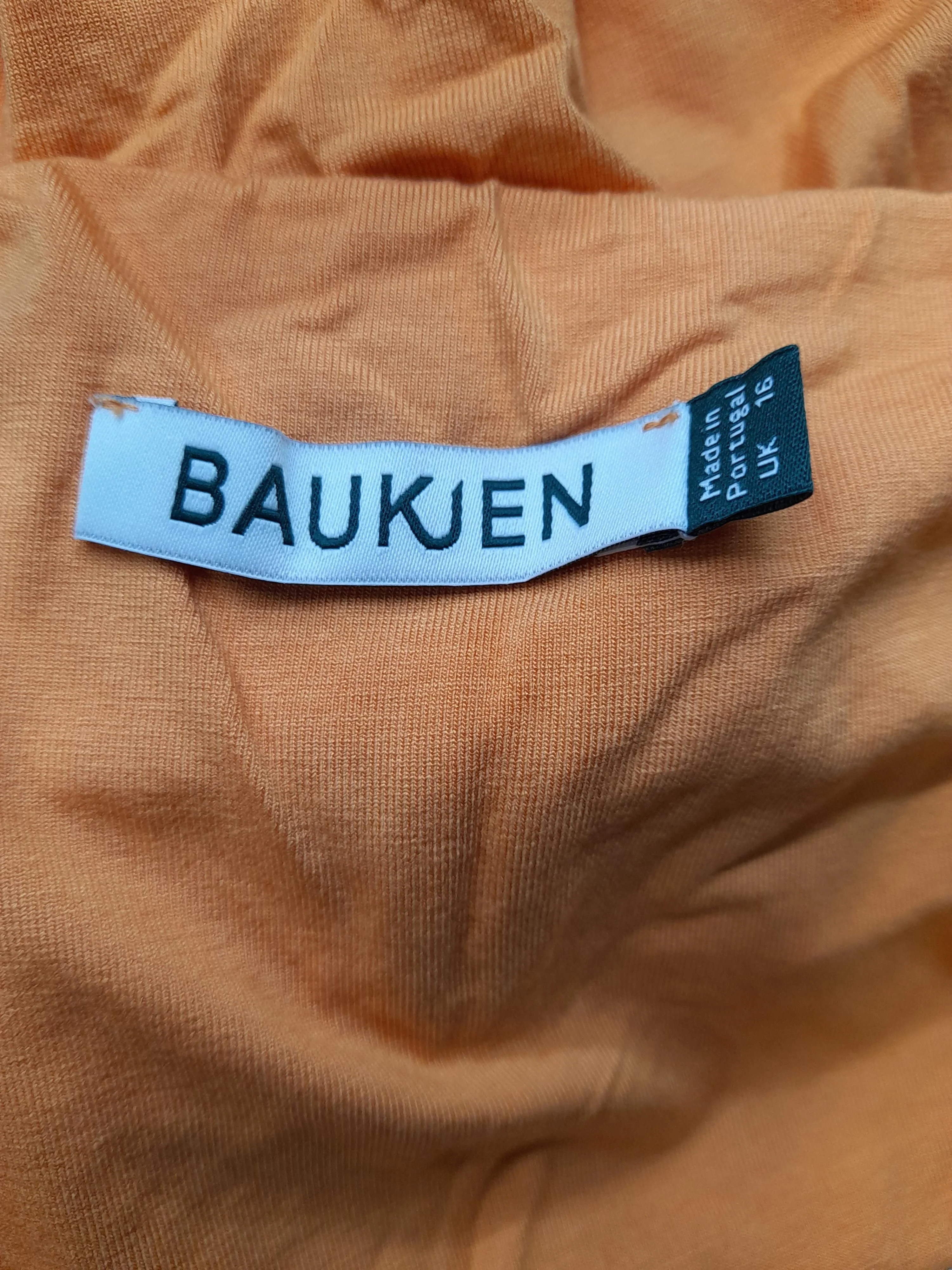 Baukjen Women's Mini Skirt UK 16 Orange Viscose with Spandex Short Mini - Image 5