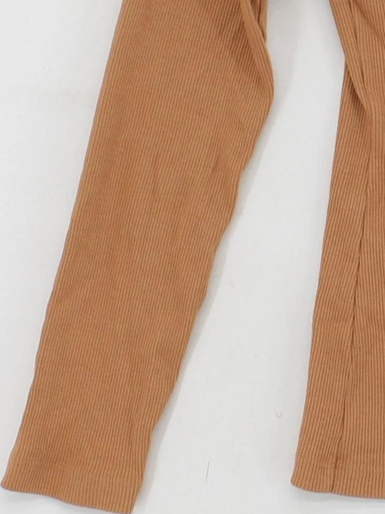 Baukjen Women's Polo UK 6 Tan 100% Cotton Long Sleeve Collared Basic - Image 4