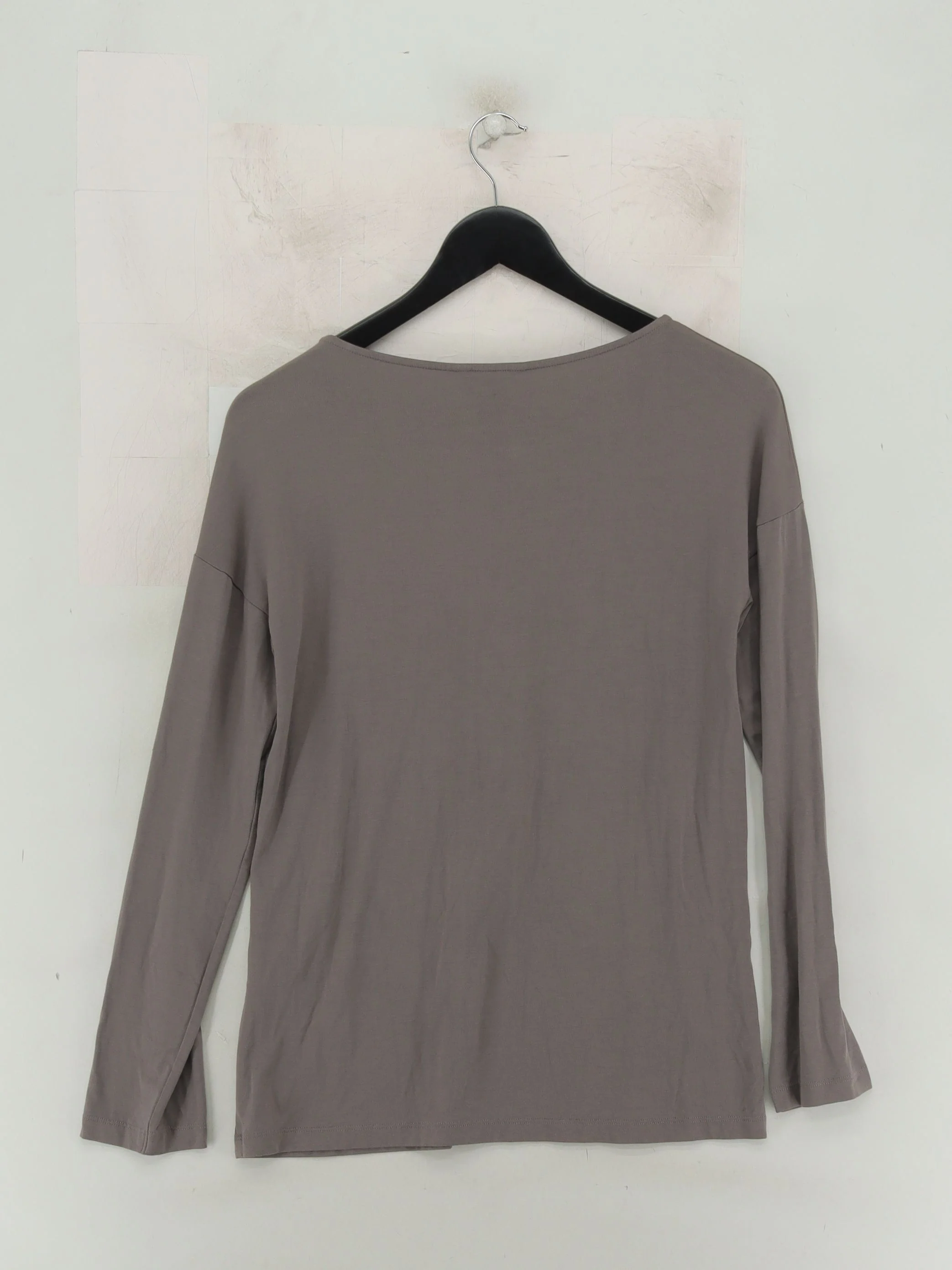 Baukjen Women's T-Shirt UK 6 Grey Viscose with Elastane Basic - Image 2