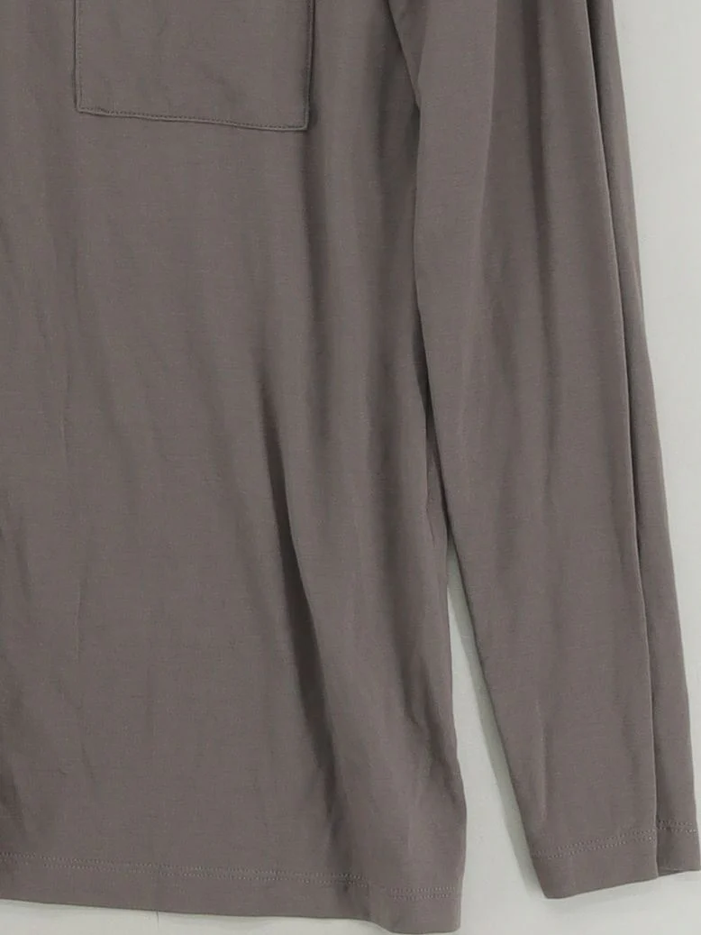 Baukjen Women's T-Shirt UK 6 Grey Viscose with Elastane Basic - Image 4
