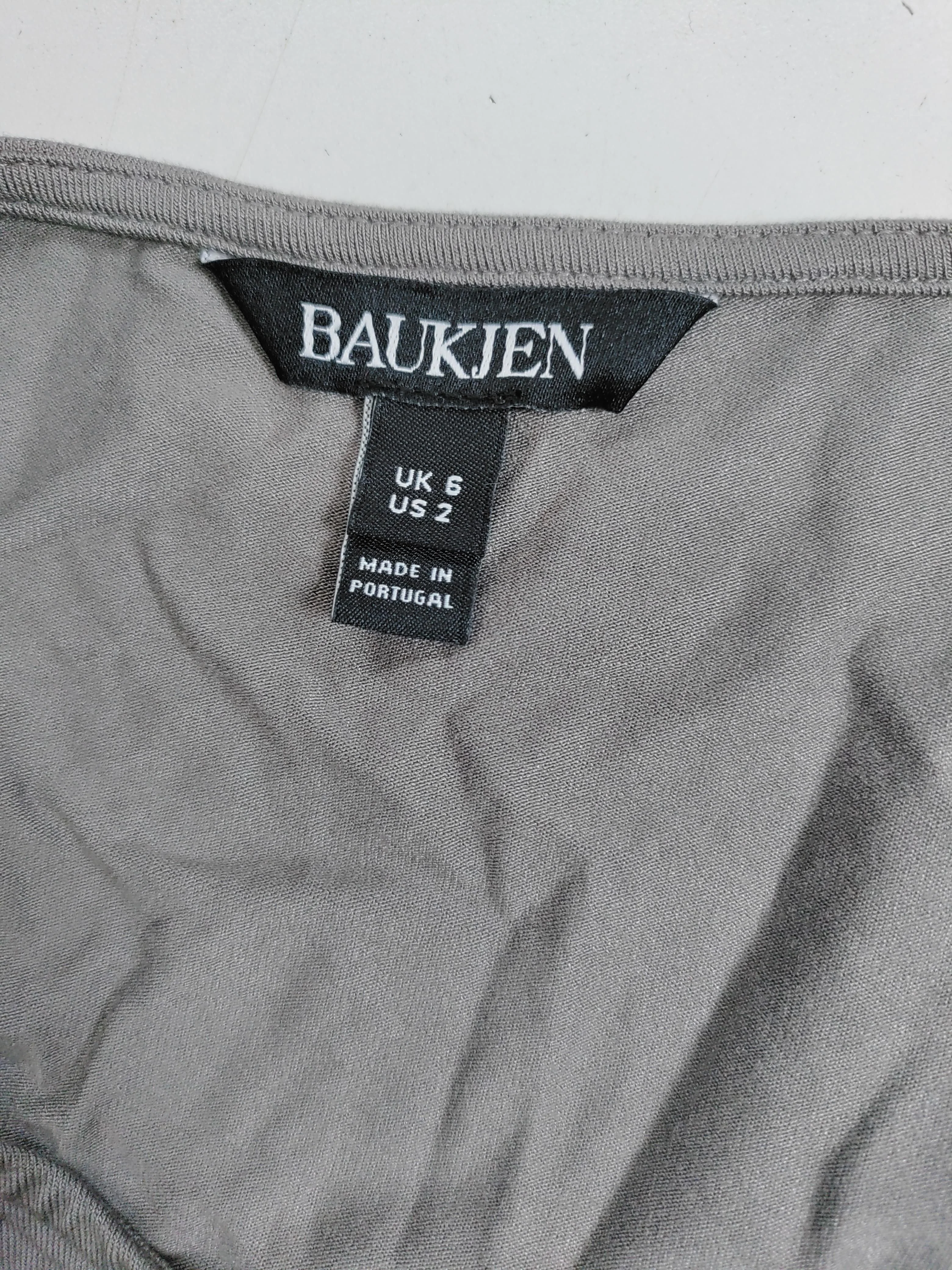 Baukjen Women's T-Shirt UK 6 Grey Viscose with Elastane Basic - Image 5