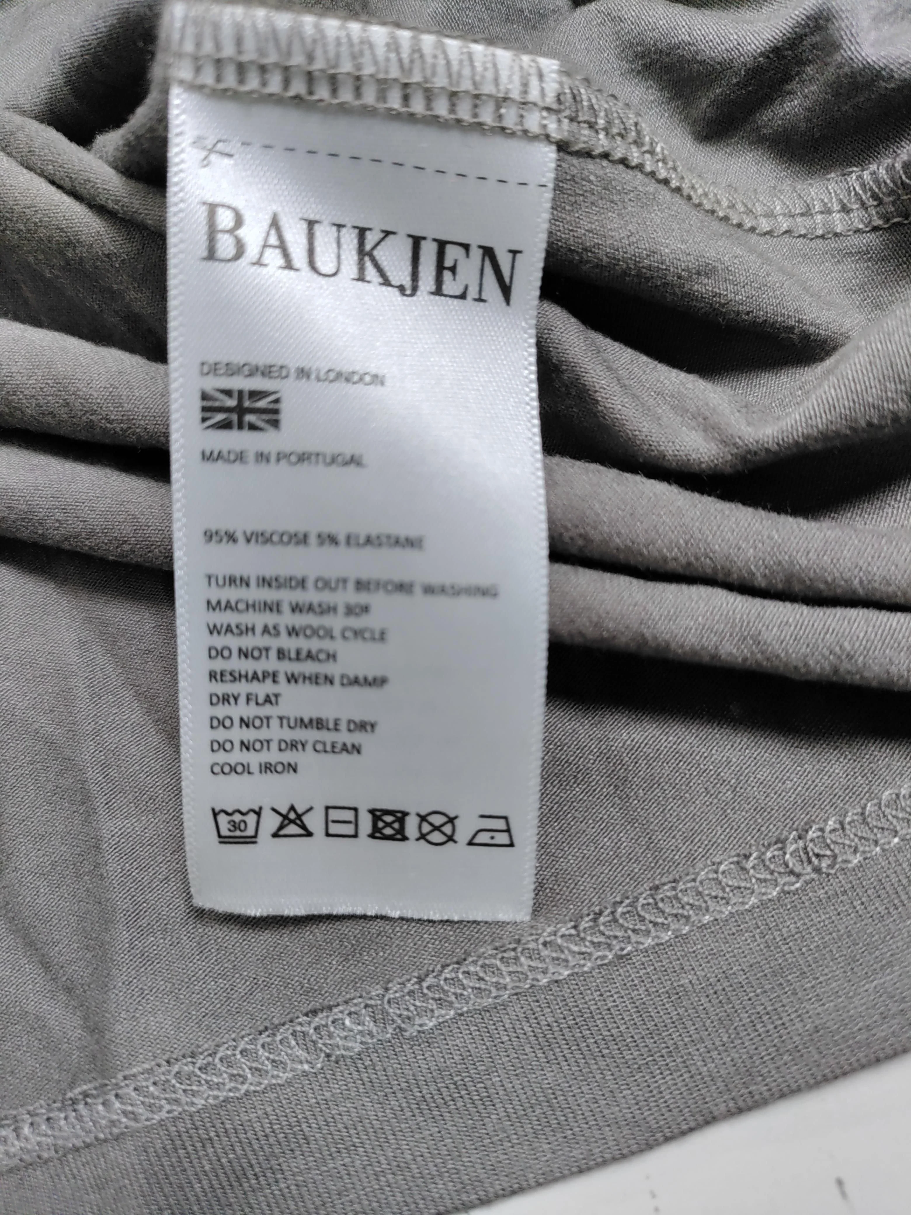 Baukjen Women's T-Shirt UK 6 Grey Viscose with Elastane Basic - Image 6
