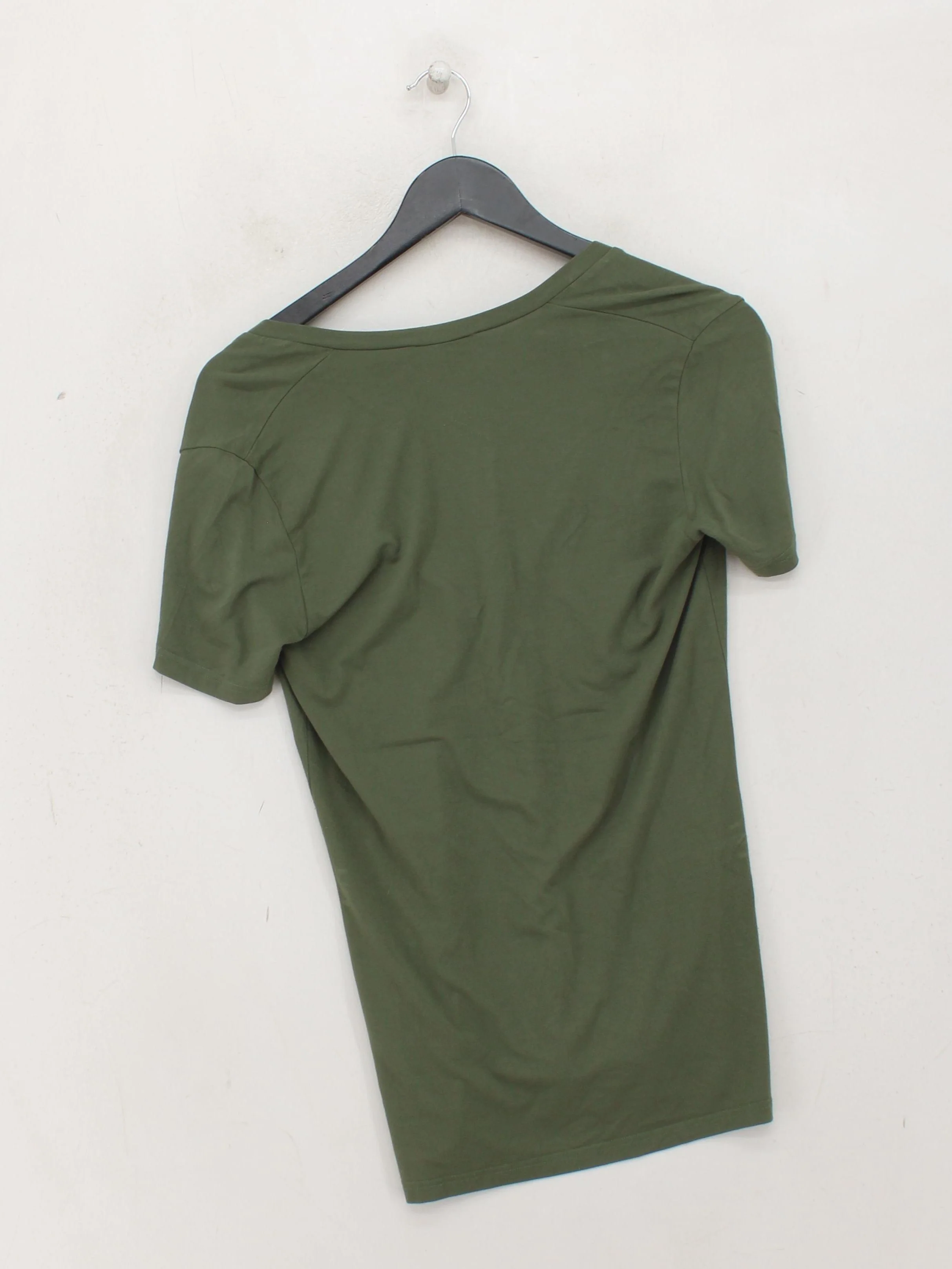 Baukjen Women's T-Shirt UK 8 Green Viscose with Elastane Basic - Image 2