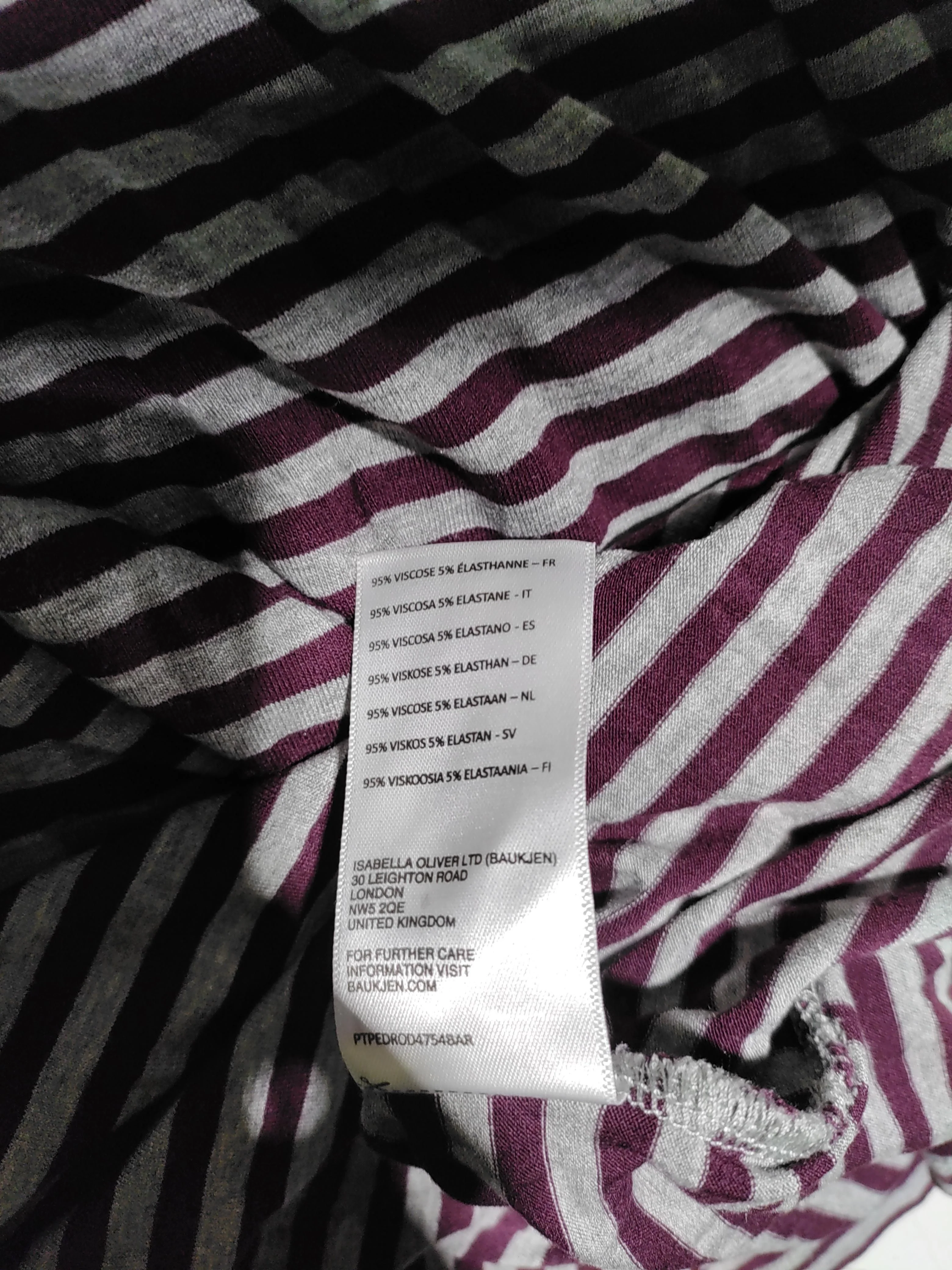 Baukjen Women's Top M Multi Viscose with Elastane Basic - Image 6