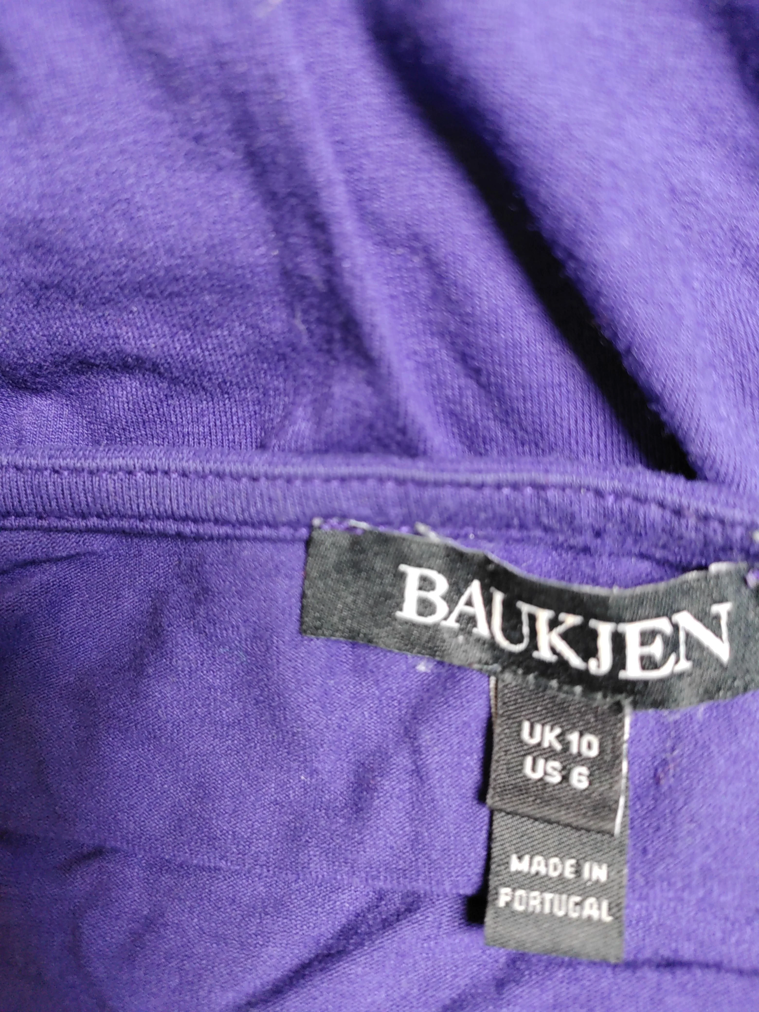 Baukjen Women's Top UK 10 Purple Viscose with Elastane Tunic - Image 6