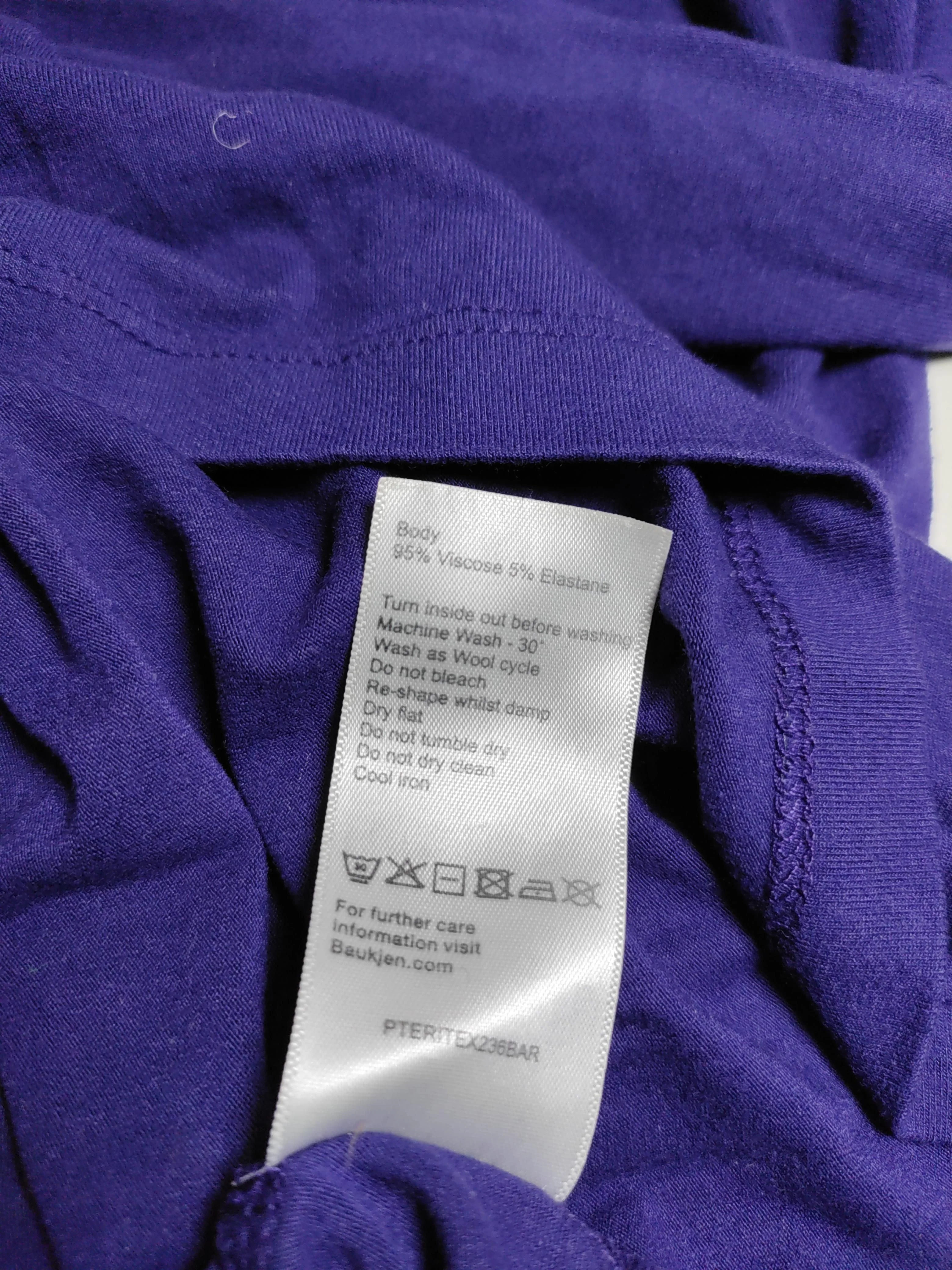 Baukjen Women's Top UK 10 Purple Viscose with Elastane Tunic - Image 7