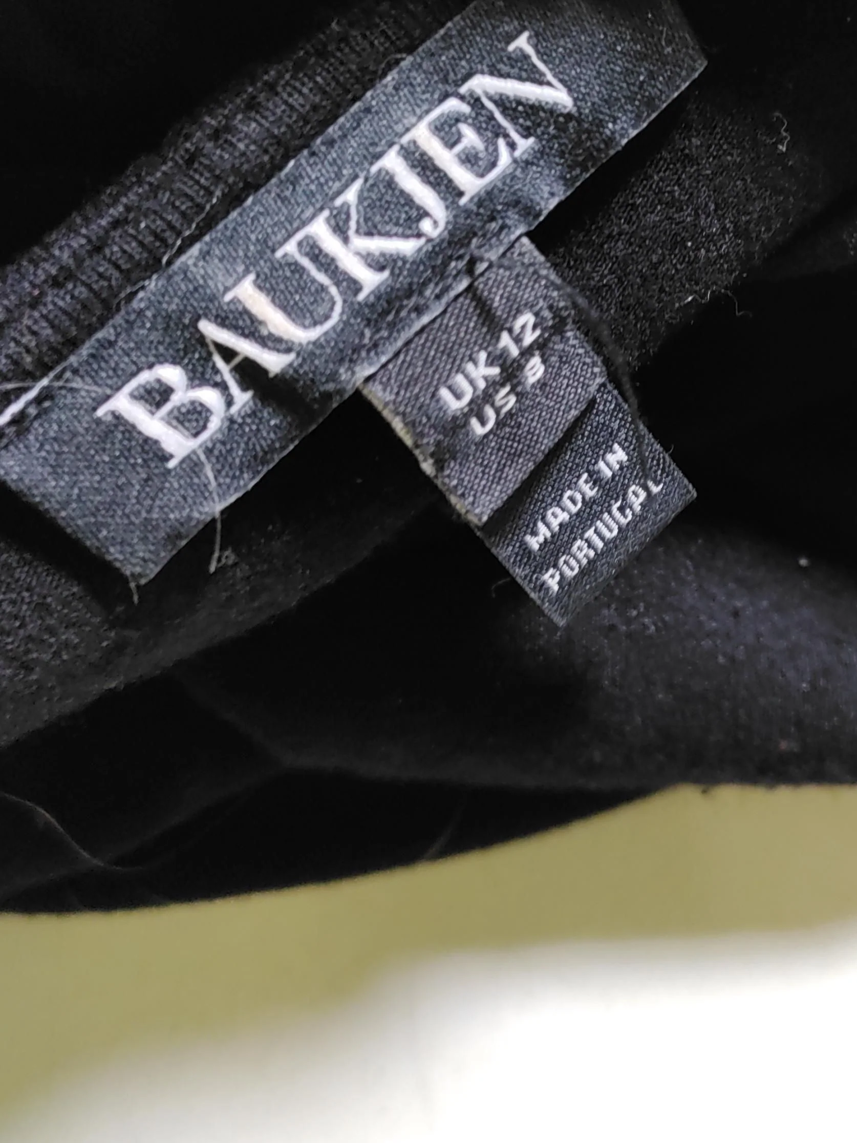 Baukjen Women's Top UK 12 Black Viscose with Elastane Basic - Image 5