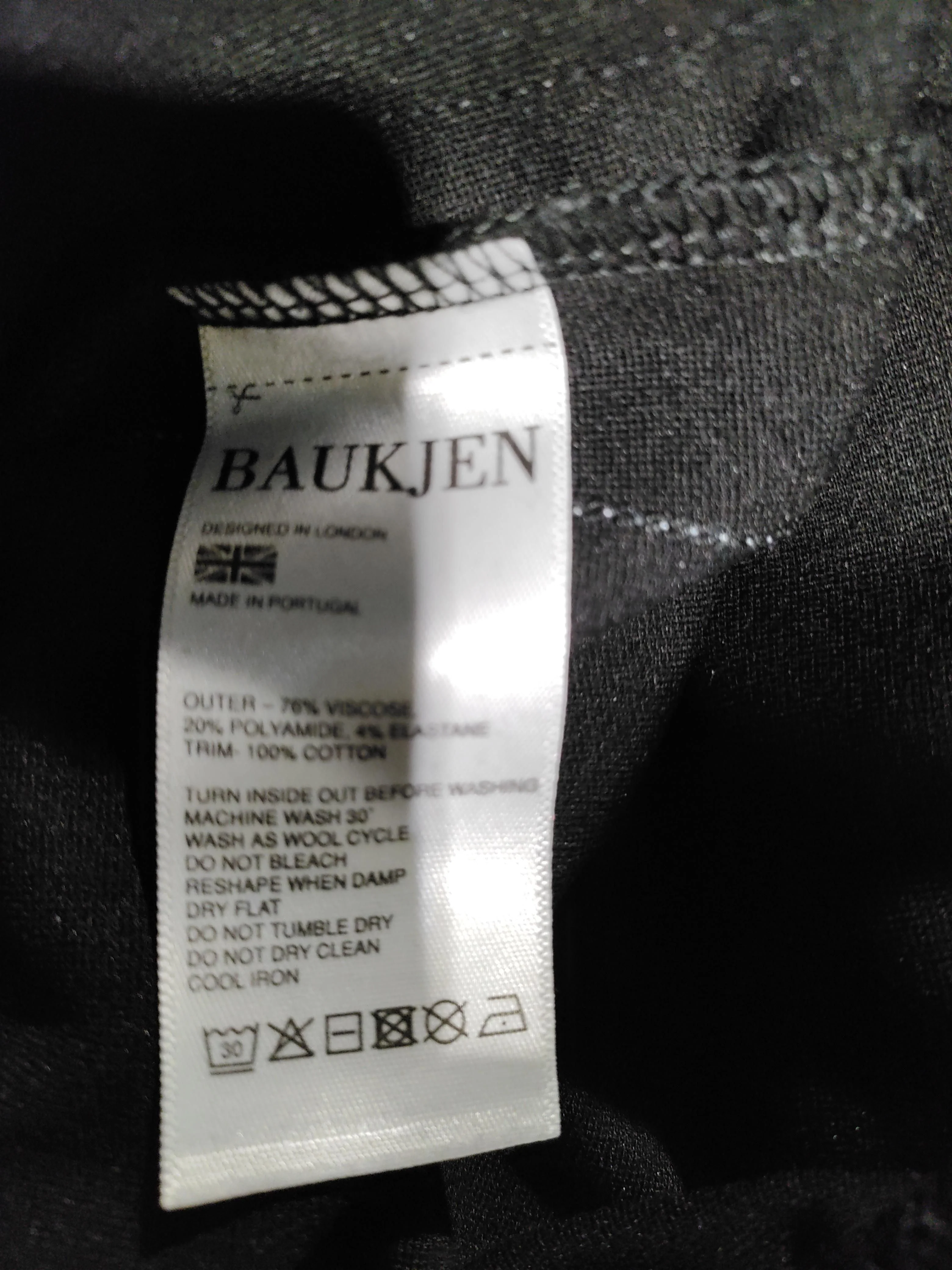 Baukjen Women's Trousers M Black Viscose - Image 5