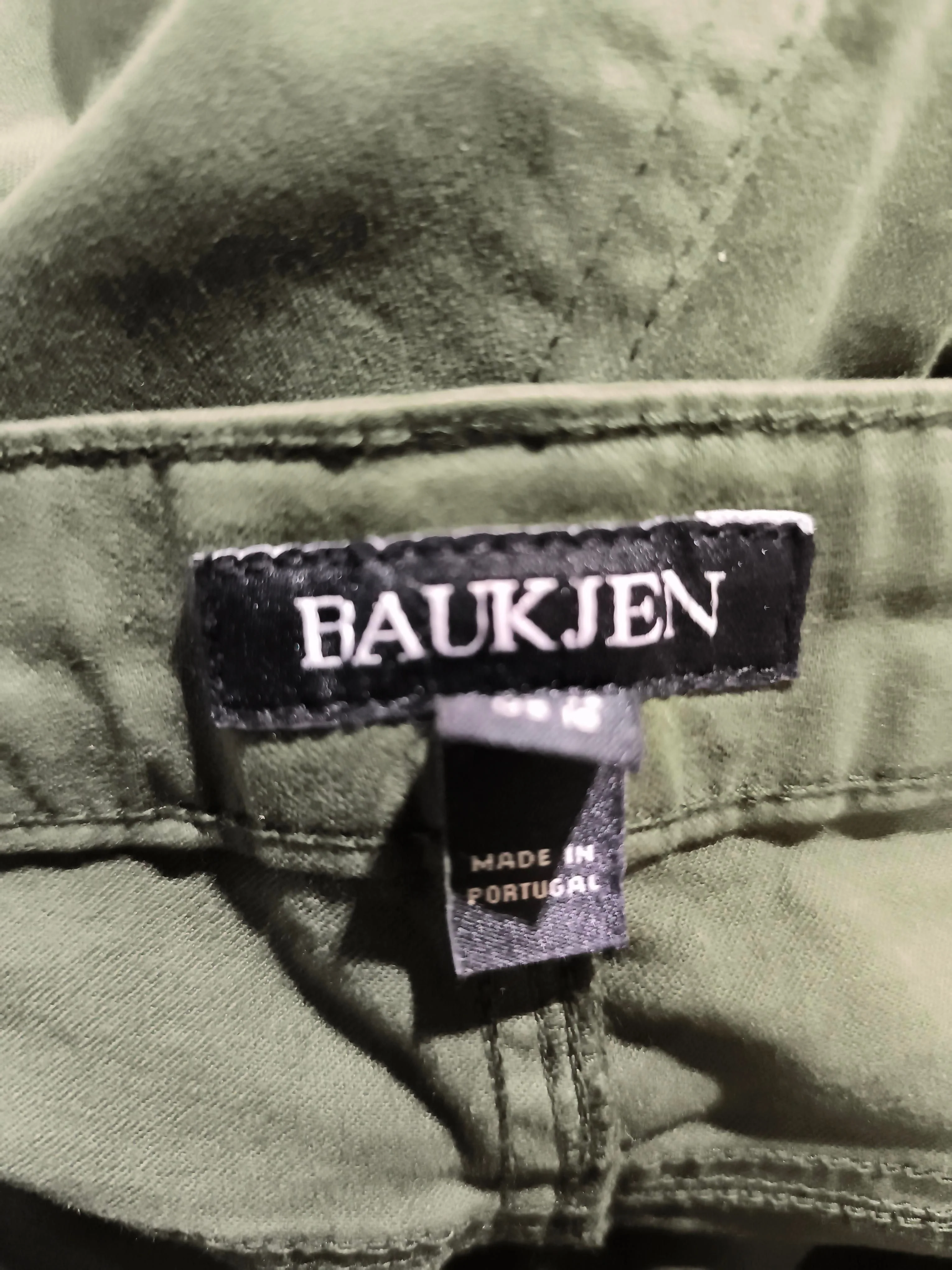 Baukjen Women's Trousers UK 12 Green Cotton with Elastane Chino New with tags - Image 5