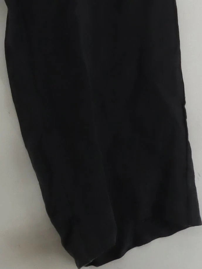Baukjen Women's Trousers UK 16 Black 100% Linen Wide-Leg Sweatpants - Image 4