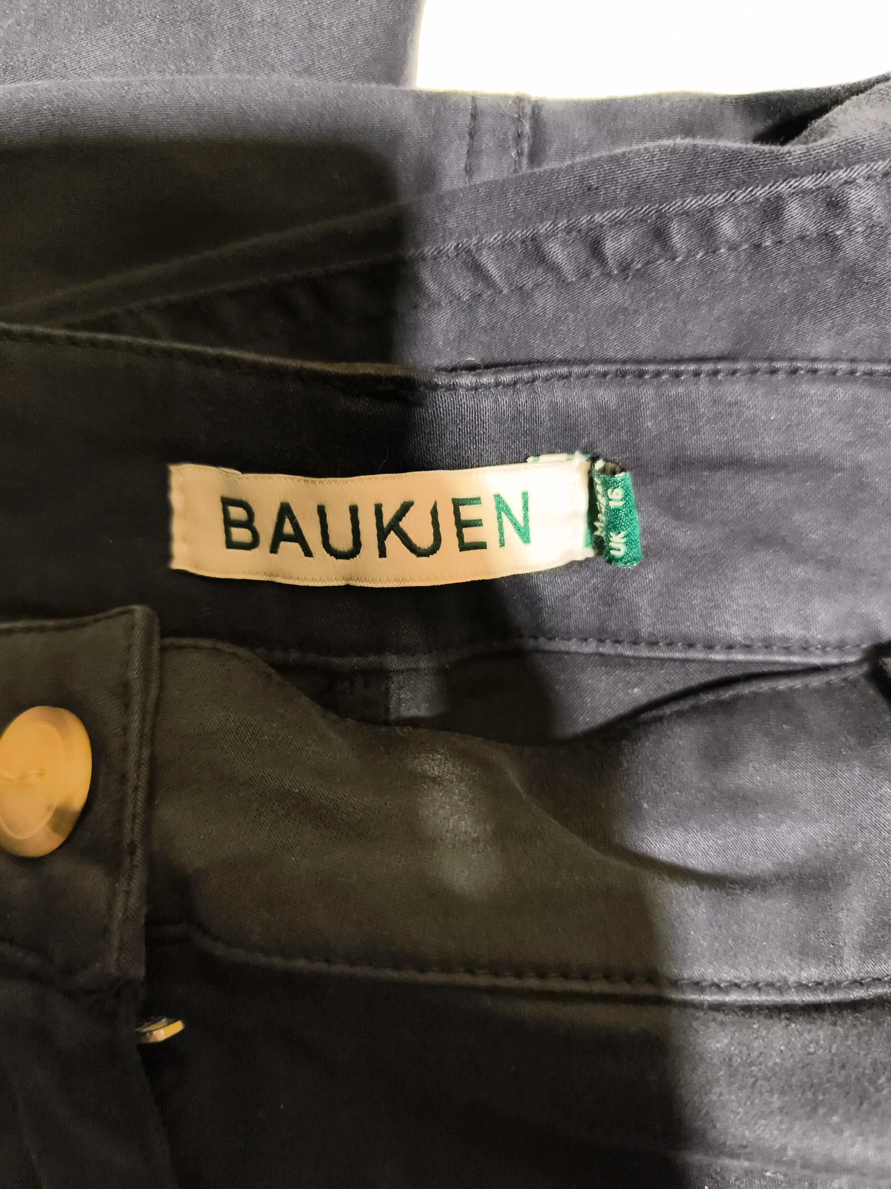 Baukjen Women's Trousers UK 16 Grey Cotton with Elastane Straight Chino - Image 7
