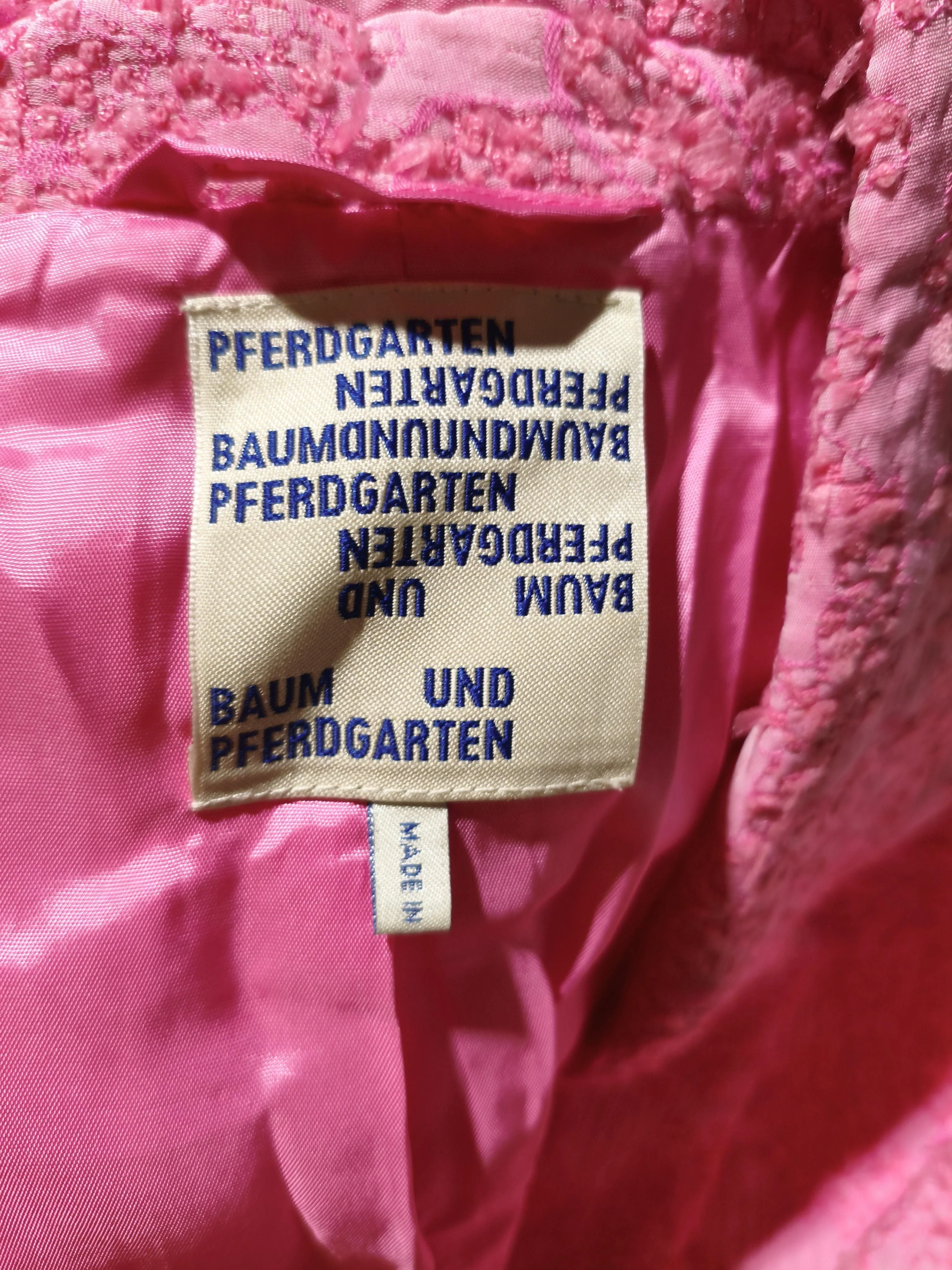 Baum Und Pferdgarten Women's Blazer UK 10 Pink Polyamide - Image 5