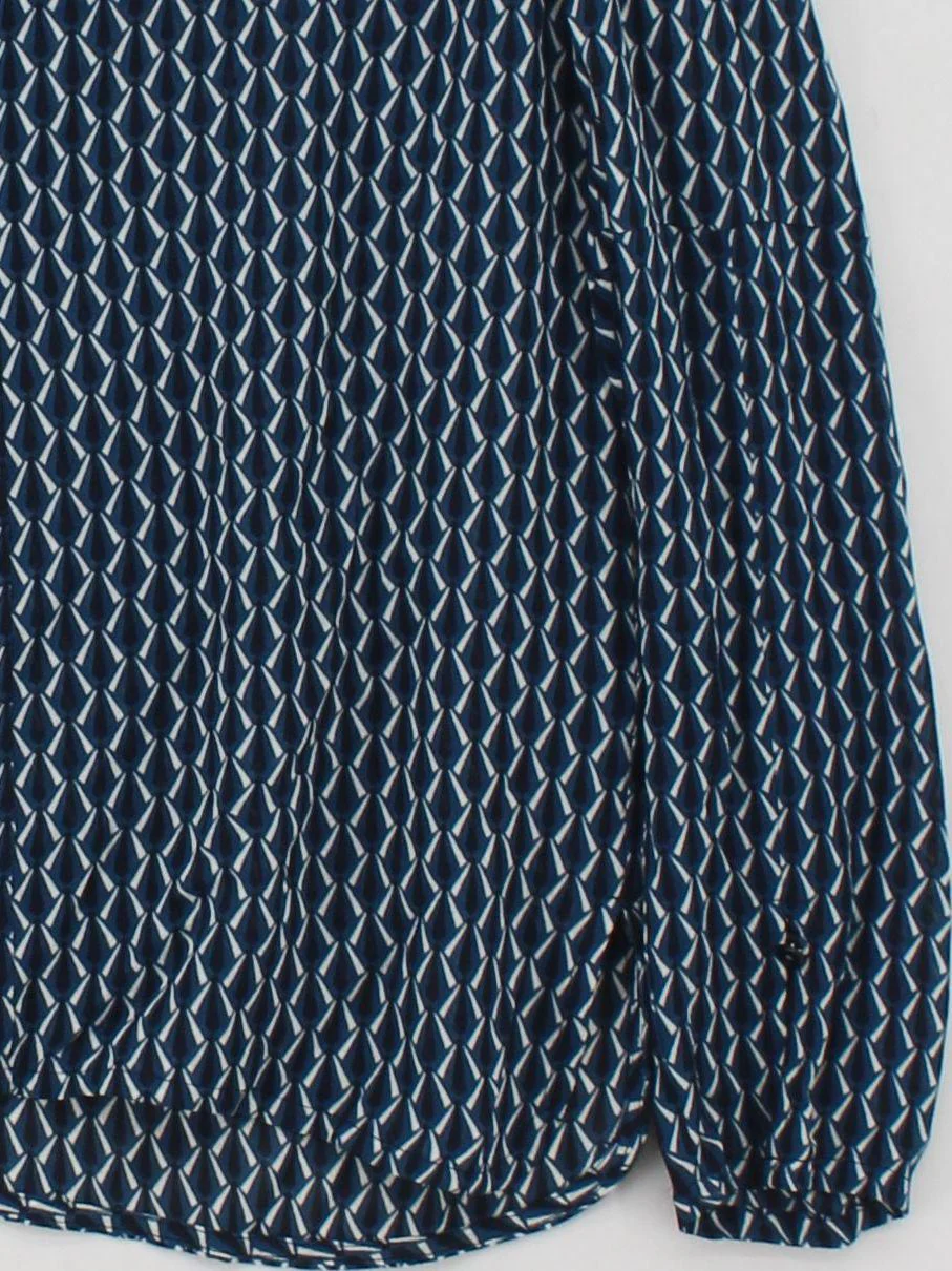 Baum Und Pferdgarten Women's Blouse UK 8 Blue 100% Viscose Basic - Image 4