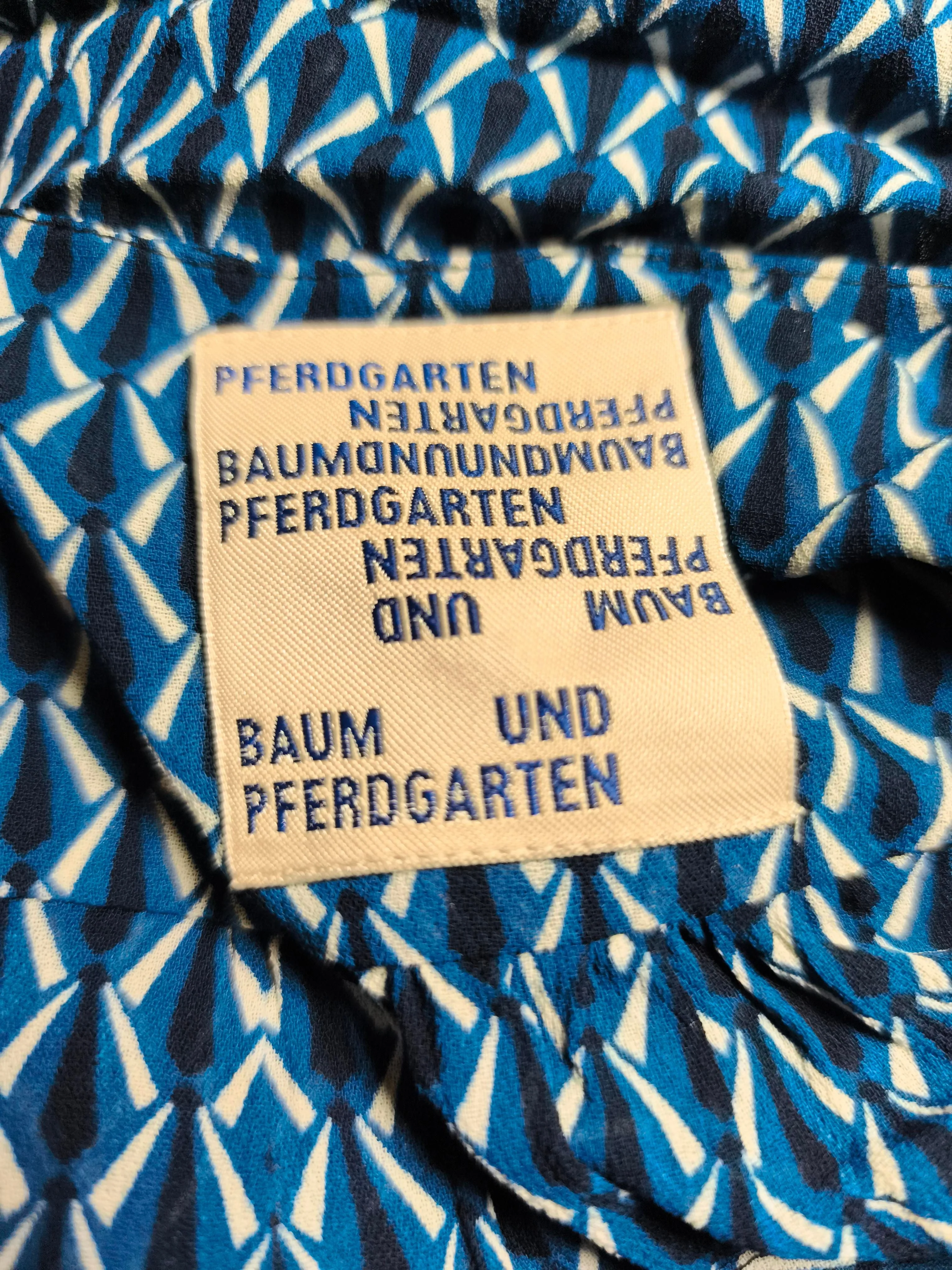 Baum Und Pferdgarten Women's Blouse UK 8 Blue 100% Viscose Basic - Image 5