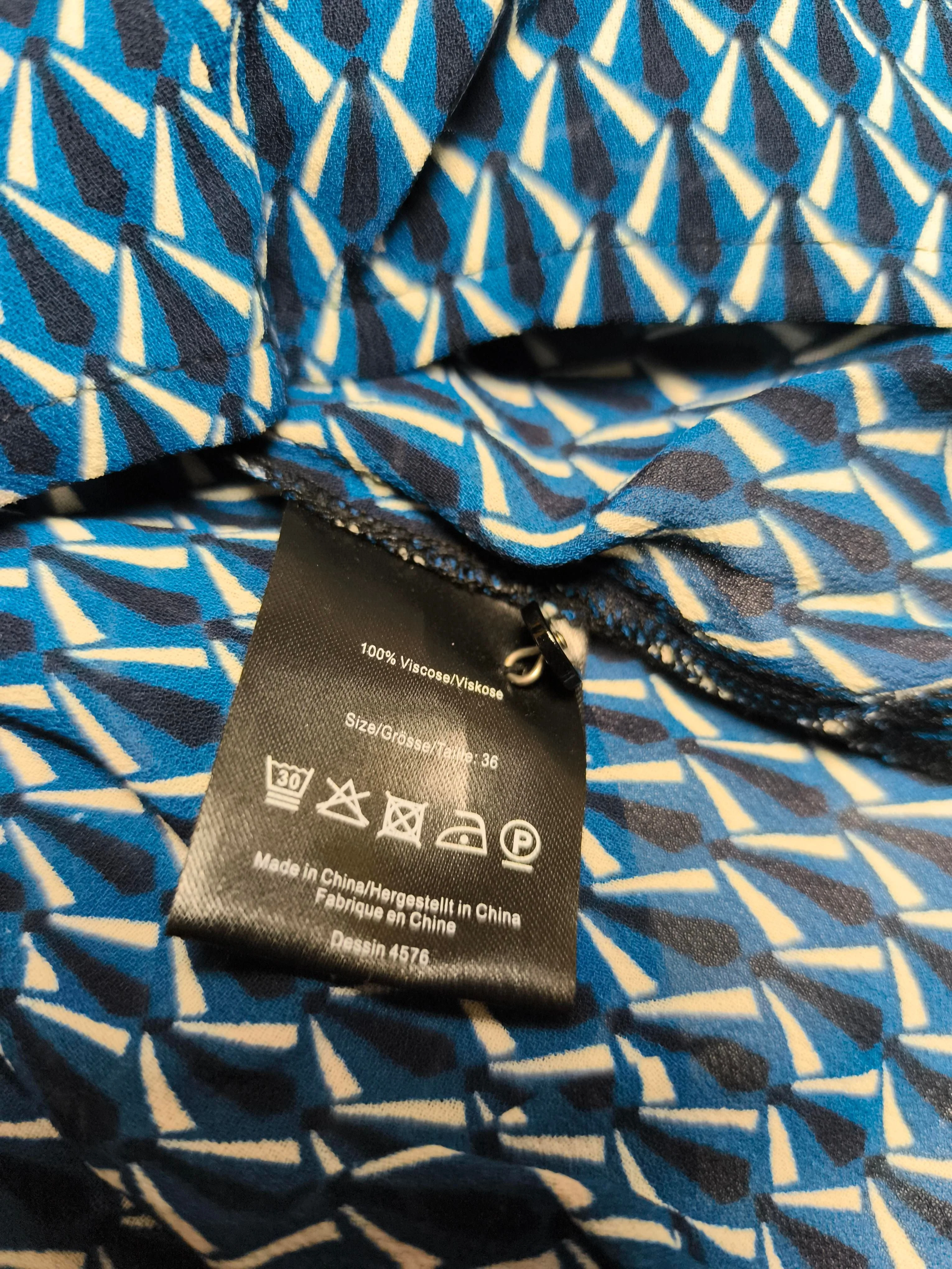 Baum Und Pferdgarten Women's Blouse UK 8 Blue 100% Viscose Basic - Image 6