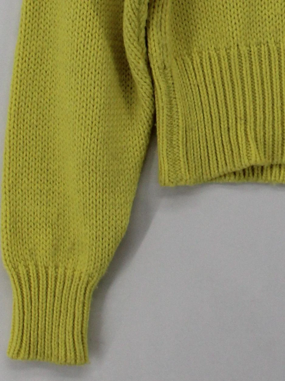 Baum Und Pferdgarten Women's Jumper S Yellow Acrylic with Wool Pullover - Image 4
