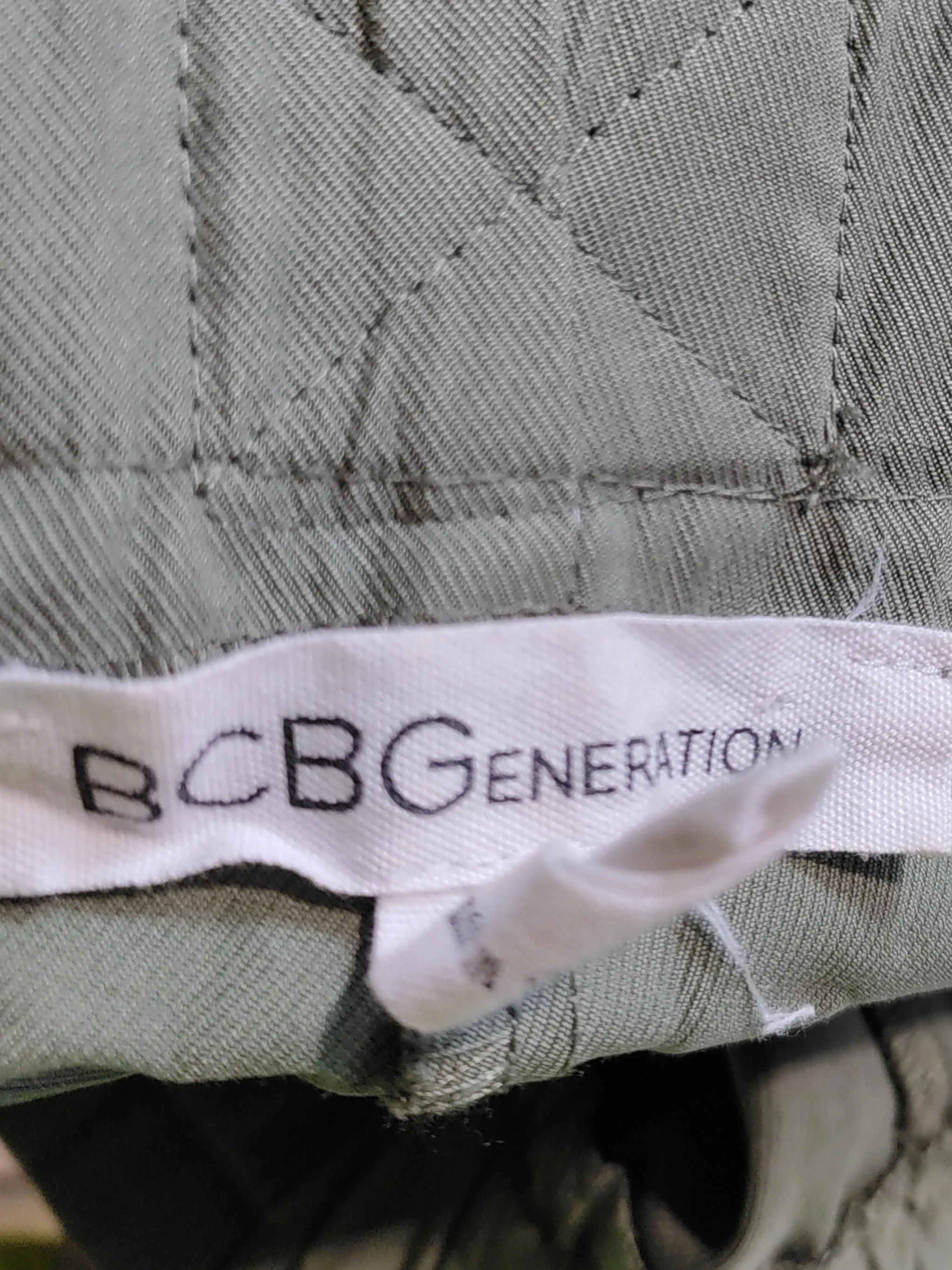 Bcbgeneration Women's Trousers S Green Lyocell Modal with Polyester Chino - Image 5