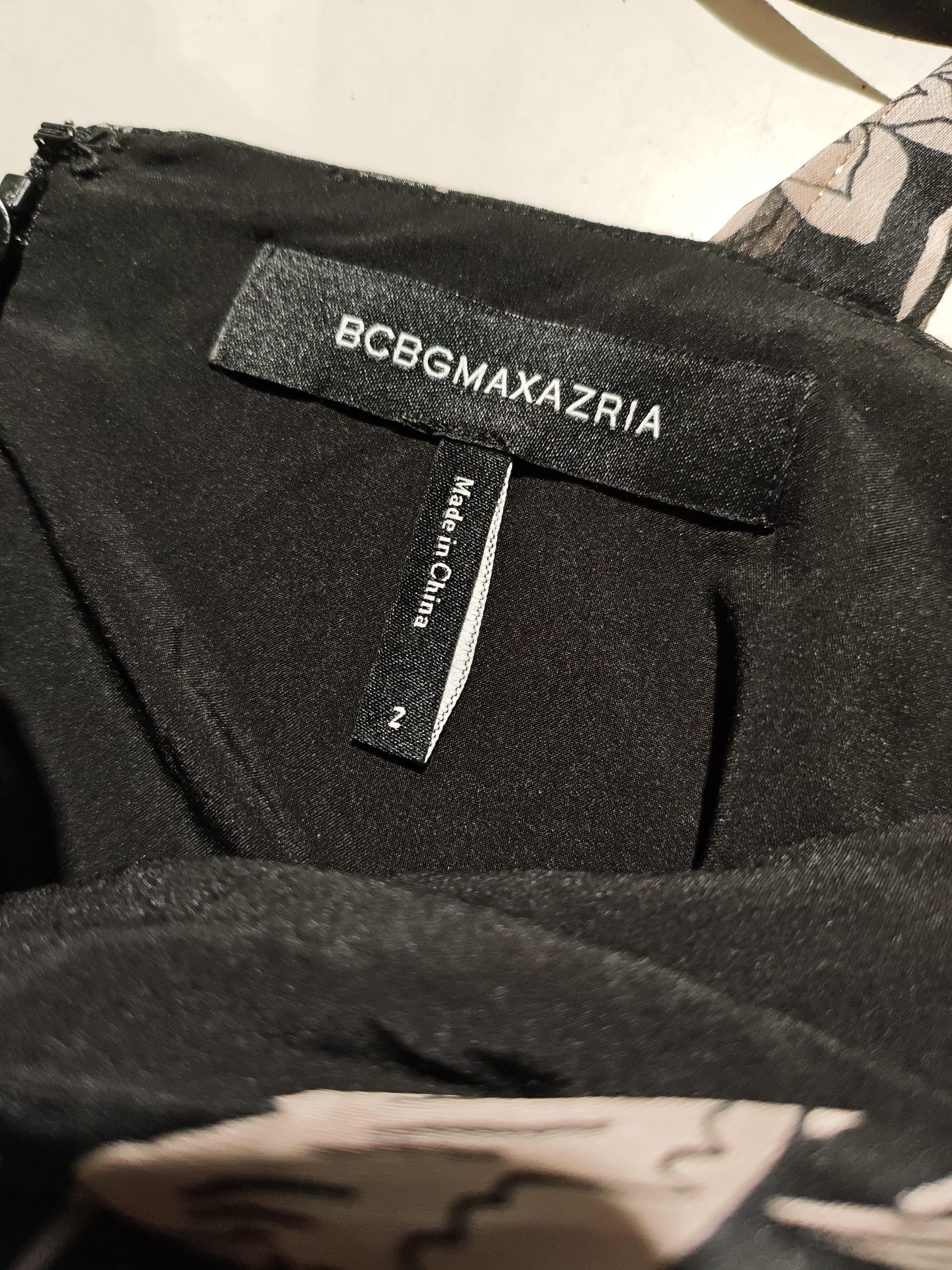 BCBGMAXAZRIA Mini Dress in Black - Image 5