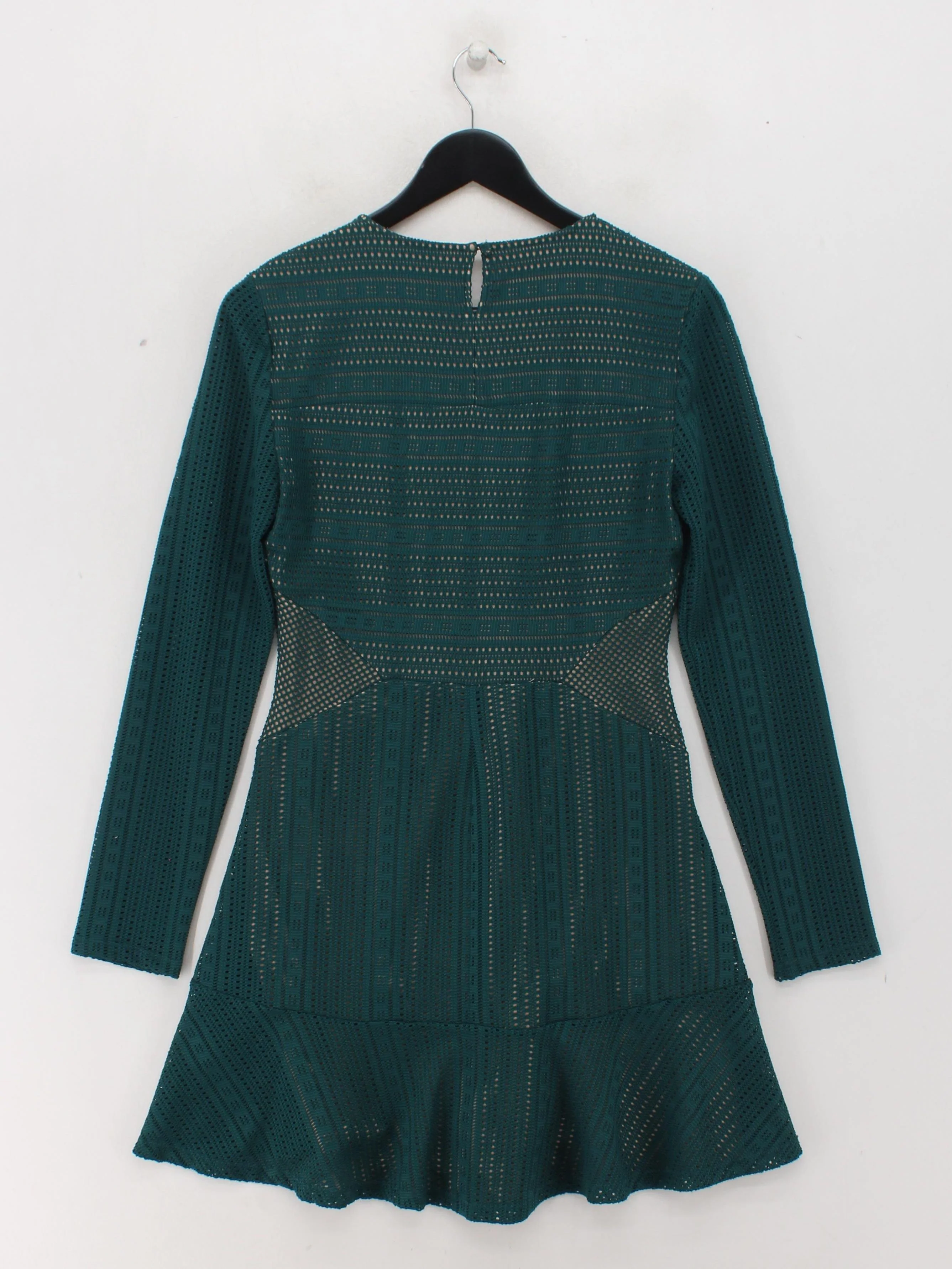 BCBGMAXAZRIA Skater Mini Dress S in Green - Image 2