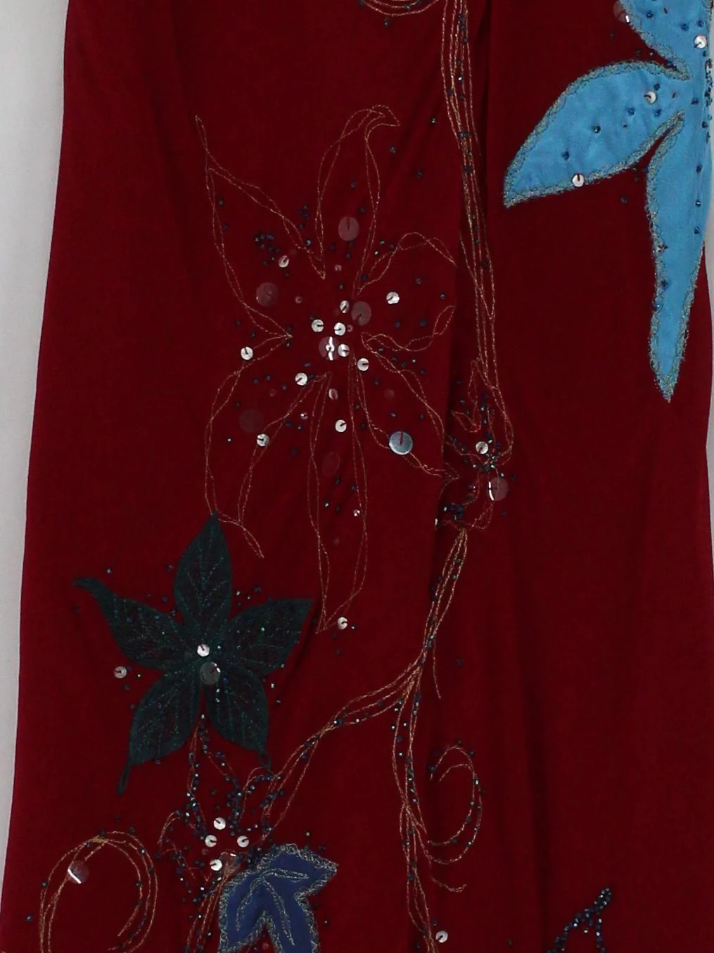 BDL Slip Maxi Dress UK10 in Red - Image 3