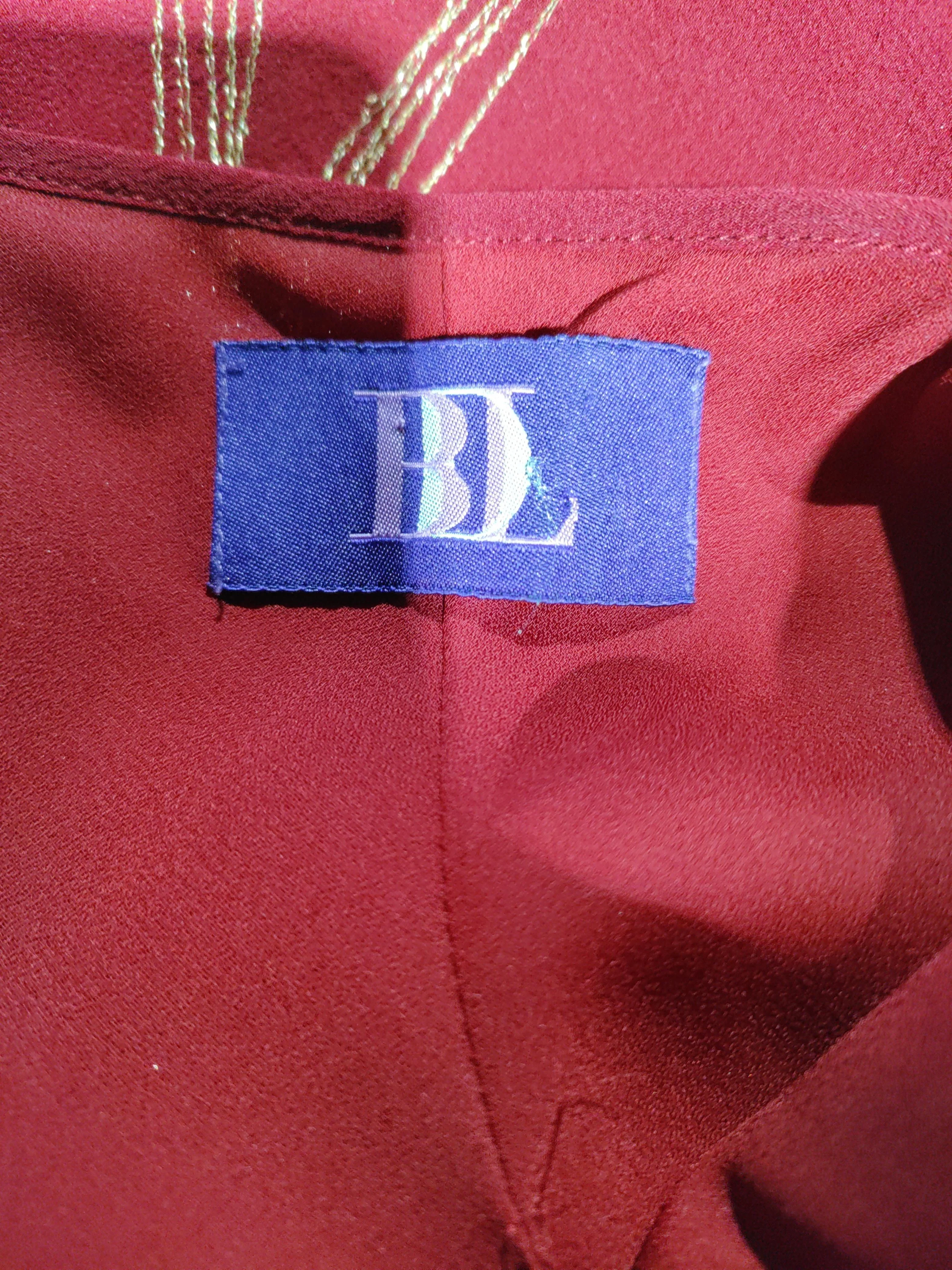 BDL Slip Maxi Dress UK10 in Red - Image 5