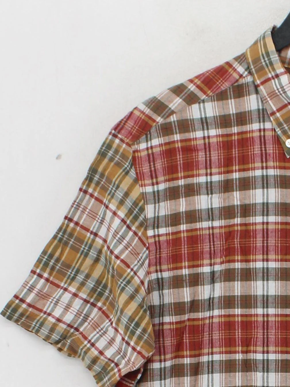 Beams Men's Shirt L Multi Checkered 100% Cotton Basic - Image 4