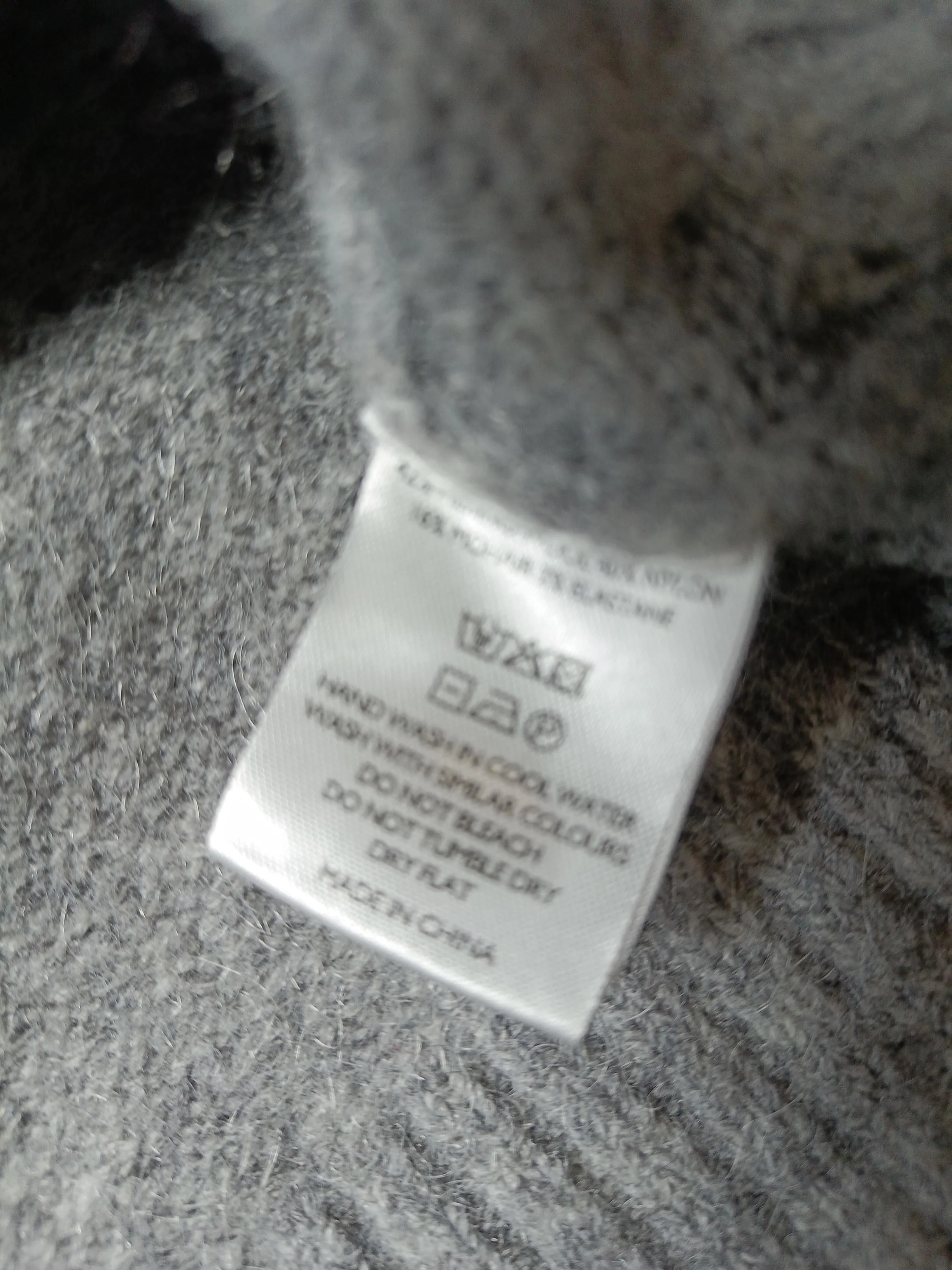 Beaufort & Blake Men's Jumper S Grey Wool with Nylon, Elastane Pullover - Image 6