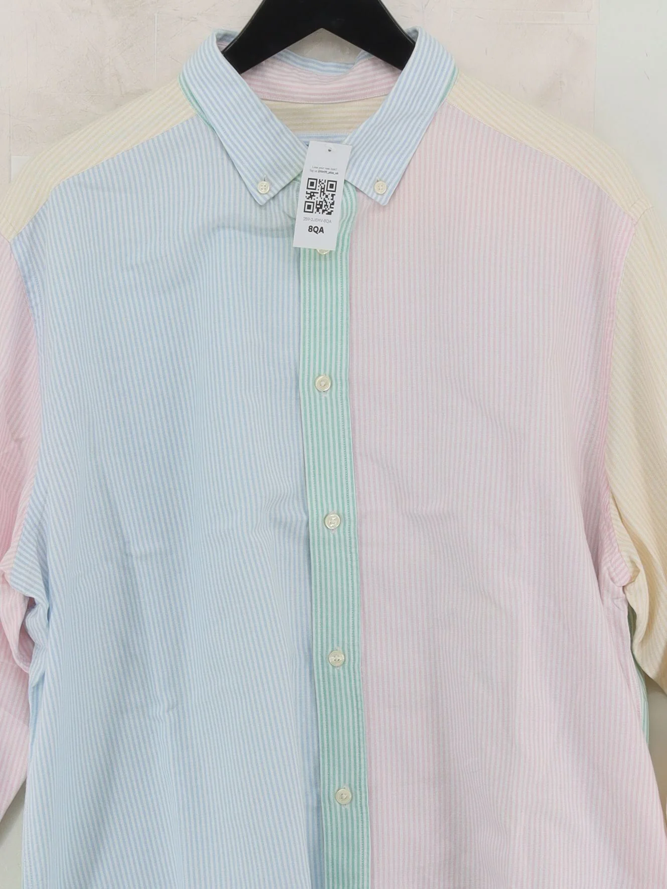 Beaufort & Blake Men's Shirt XXL Multi Striped 100% Cotton Basic - Image 3
