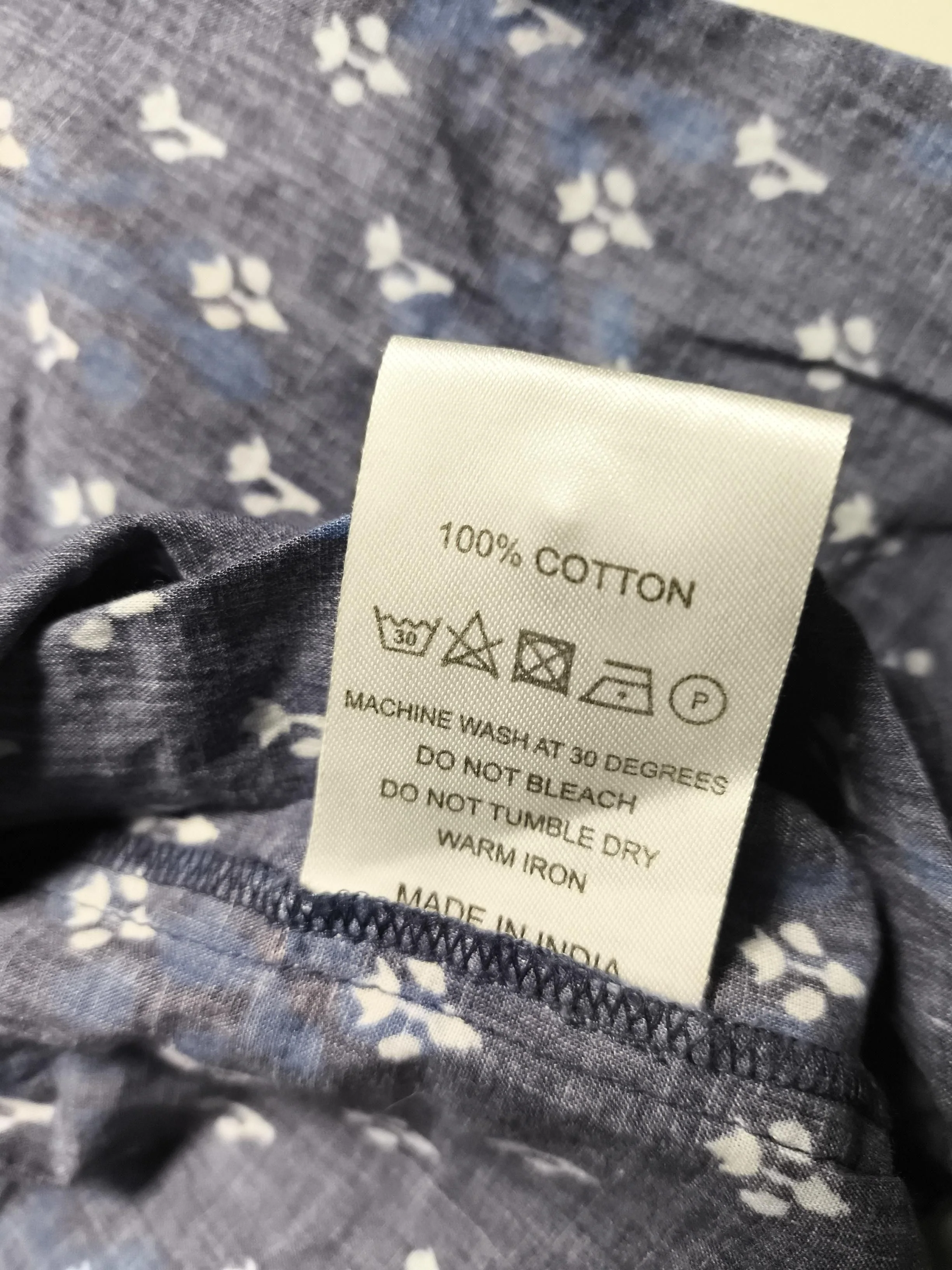 Beaufort & Blake Women's Shirt L Blue 100% Cotton Basic - Image 6