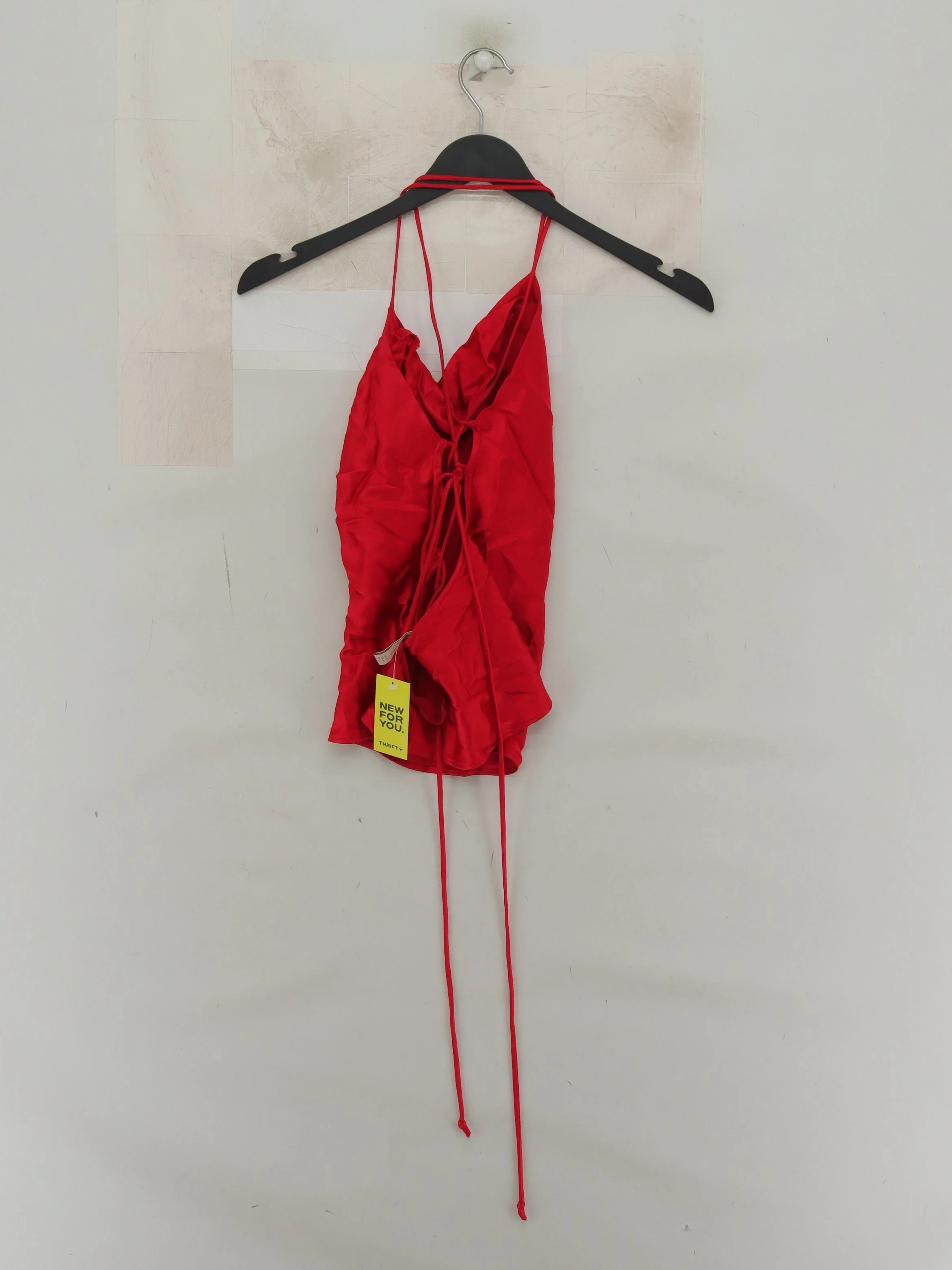 Bec + Bridge Women's Top UK 8 Red 100% Other Sleeveless V-Neck Basic - Image 2