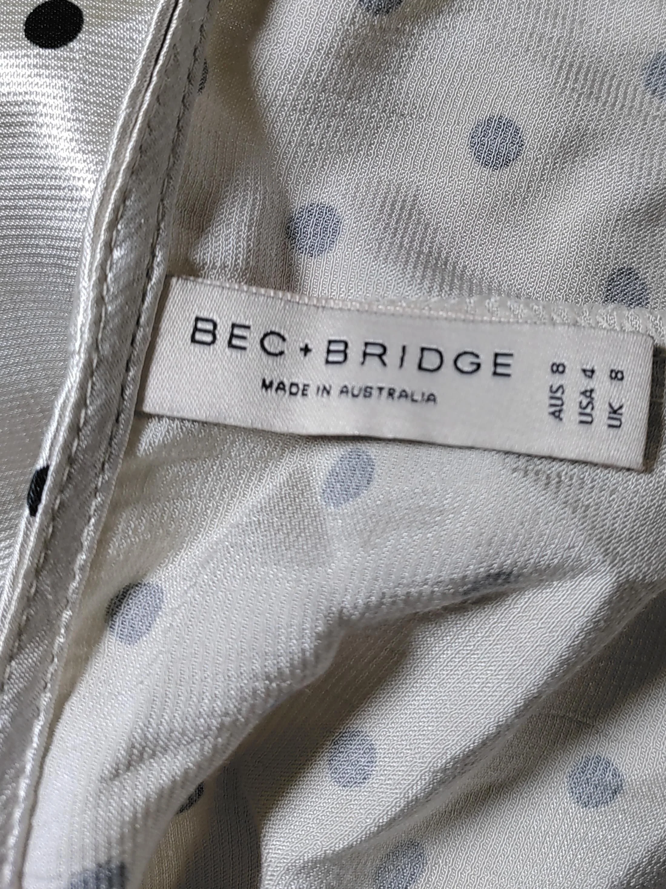 Bec + Bridge Wrap Mini Dress UK8 in Cream - Image 5