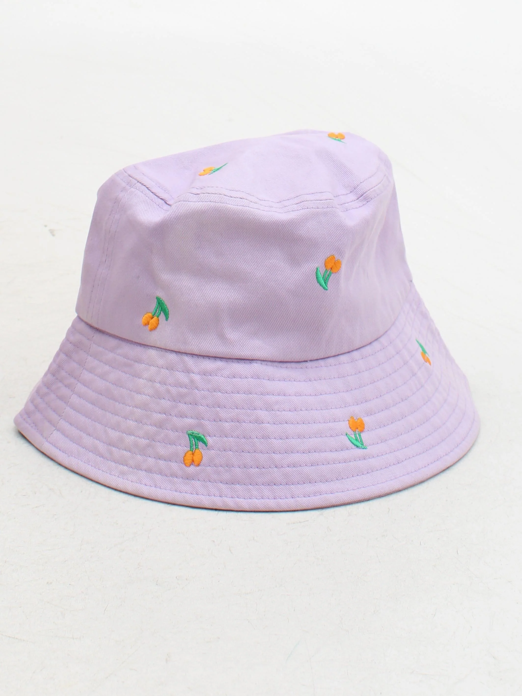 Becksöndergaard Women's Hat XS Purple Cotton with Polyester Bucket Hat - Image 2