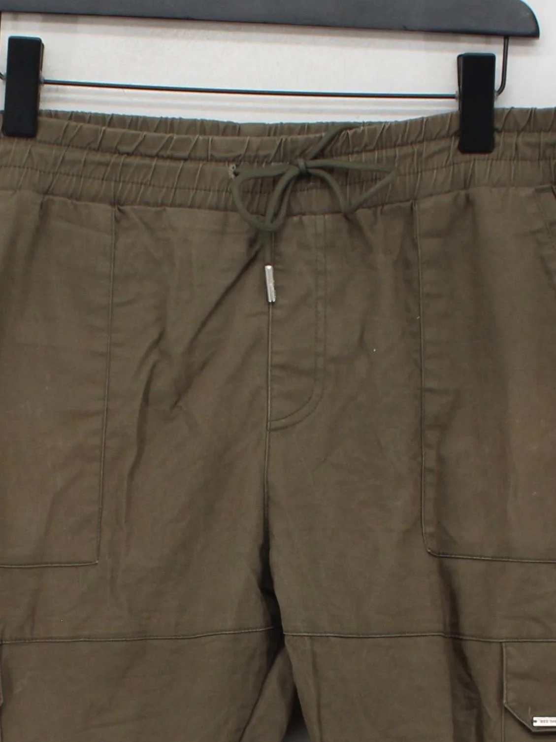 Bee Inspired Men's Sports Bottoms W 36 in Green Cotton with Elastane Sweatpants - Image 3