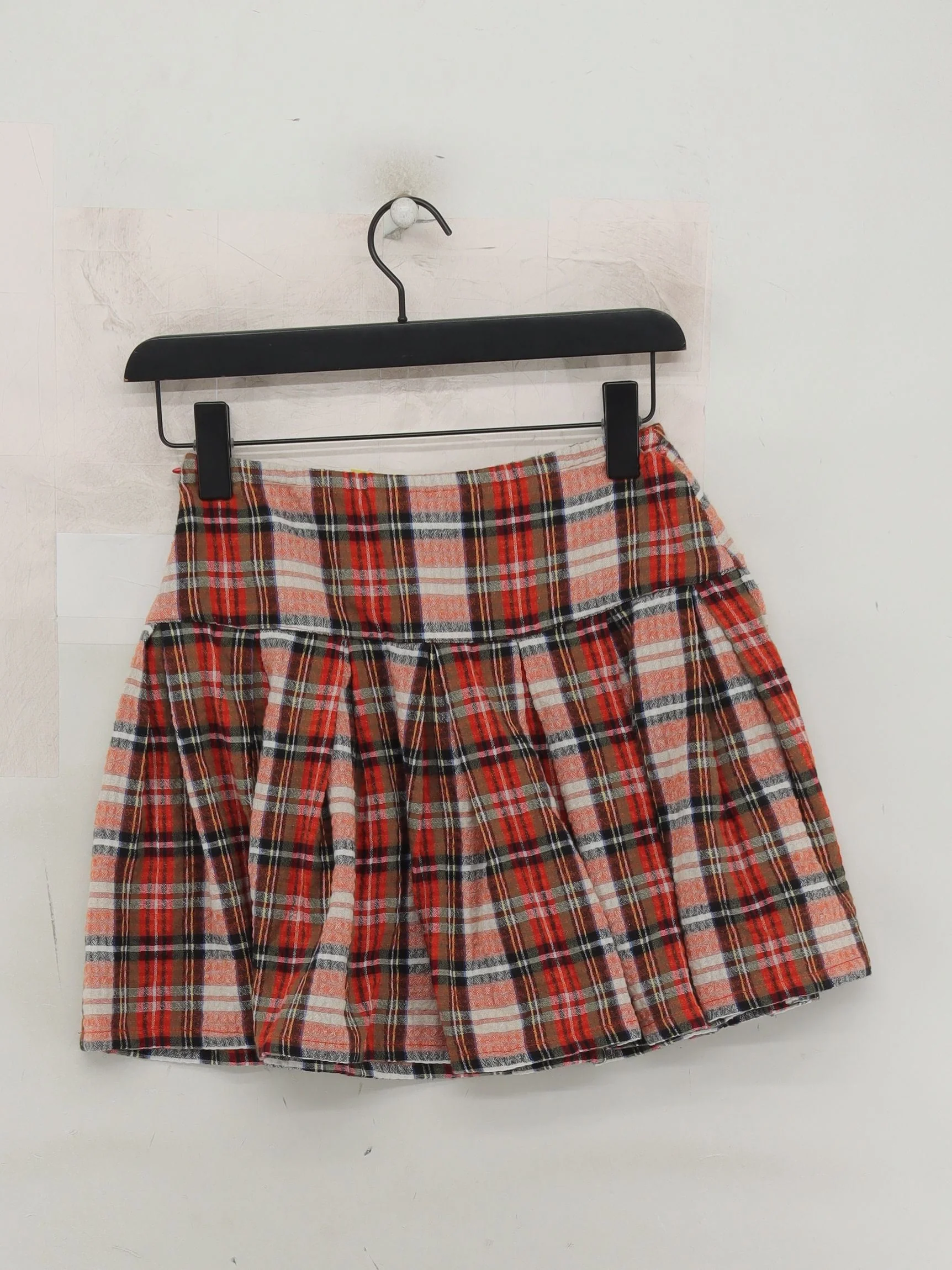 Bellerose Women's Mini Skirt XS Multi Checkered 100% Other Short Mini - Image 2