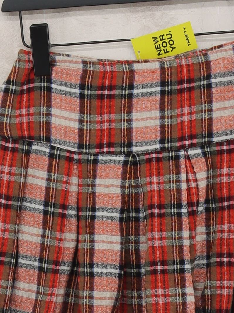 Bellerose Women's Mini Skirt XS Multi Checkered 100% Other Short Mini - Image 3