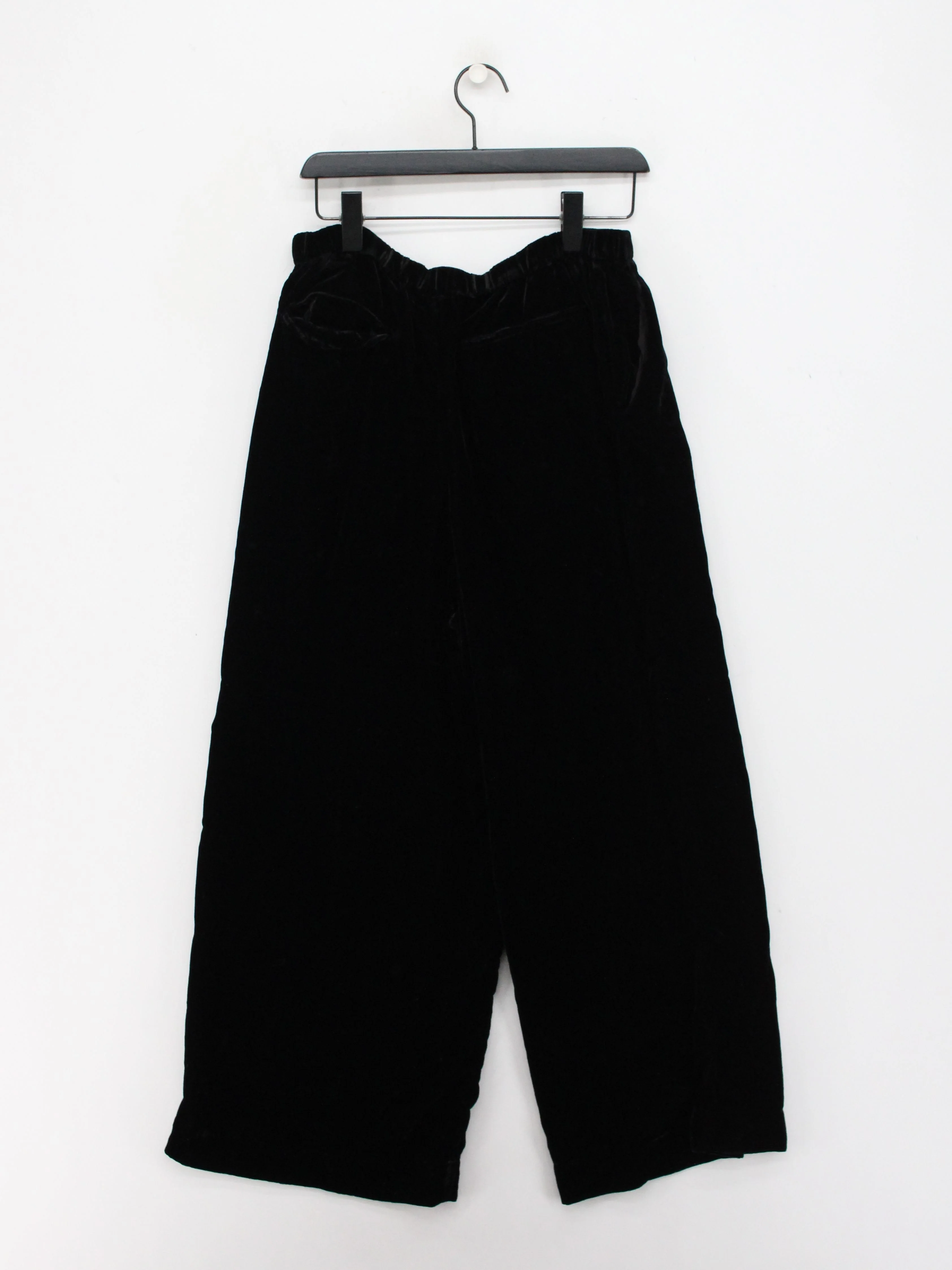 Bellerose Women's Trousers UK 8 Black Viscose with Polyamide Wide-Leg Sweatpants - Image 2