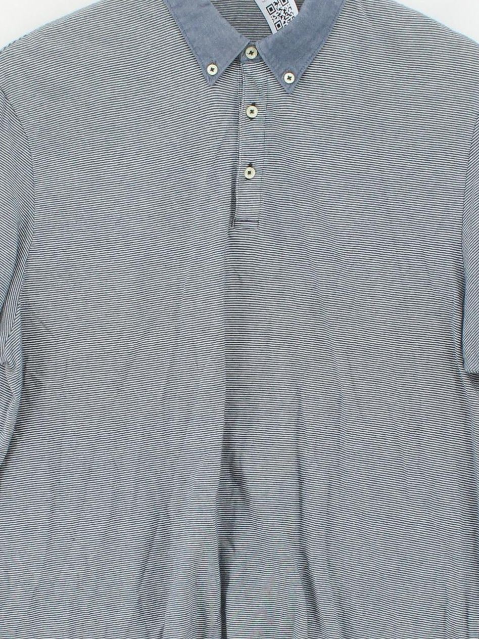 Ben Sherman Men's Polo XXL Blue Striped 100% Cotton Basic - Image 3