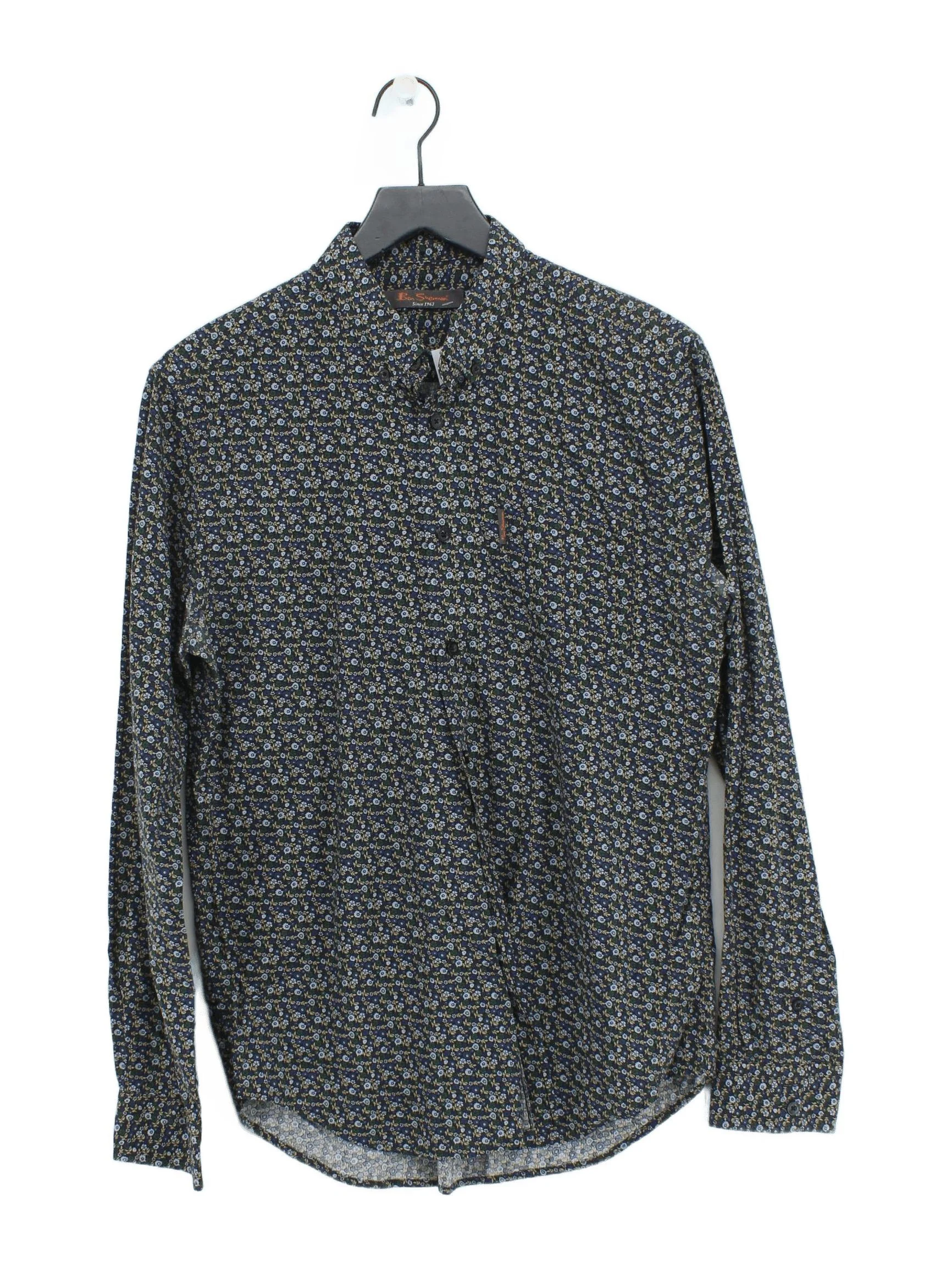 Ben Sherman Men's Shirt M Multi Floral 100% Cotton Basic