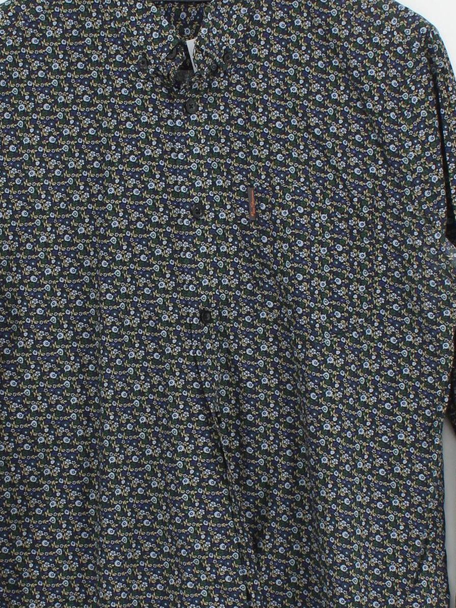 Ben Sherman Men's Shirt M Multi Floral 100% Cotton Basic - Image 3